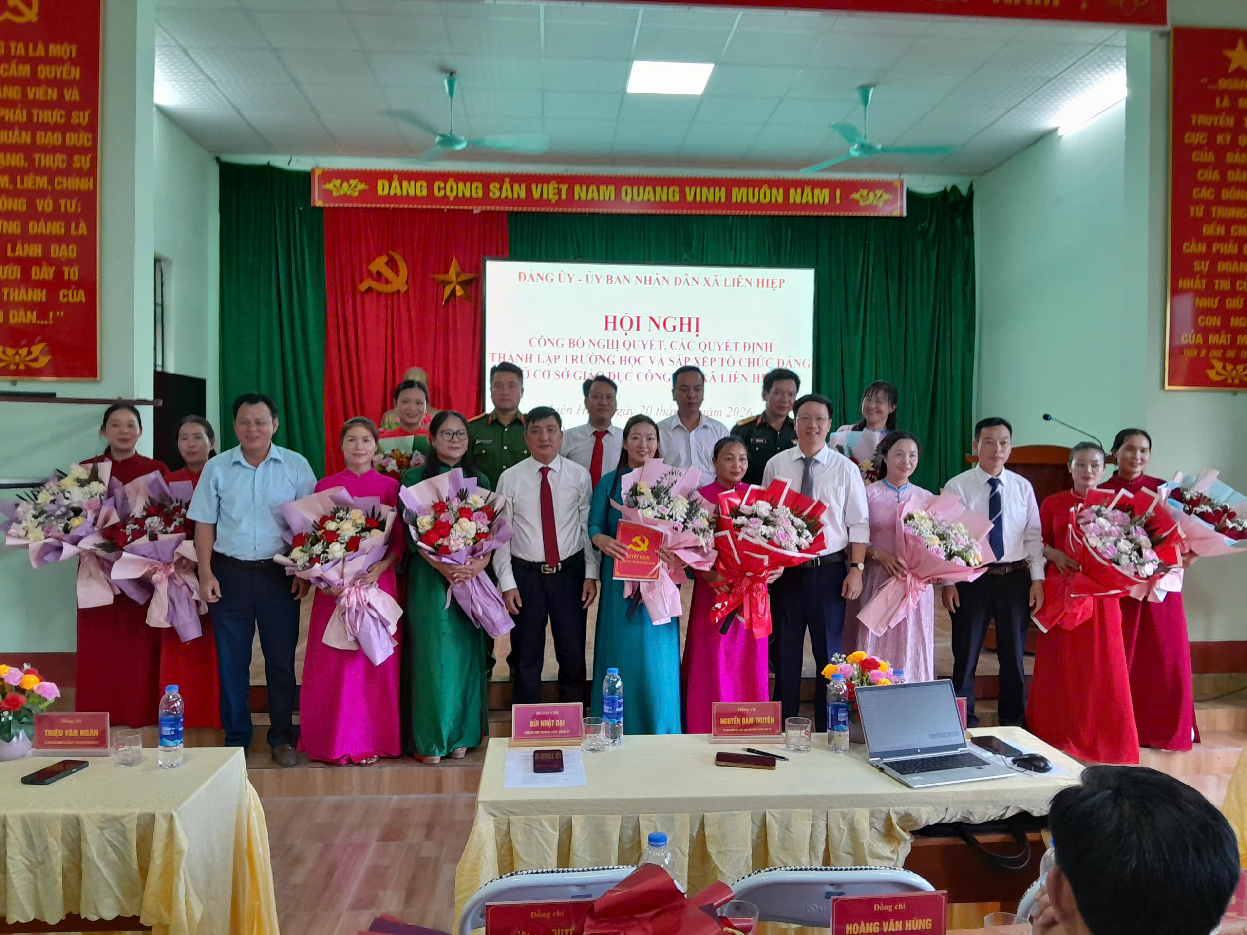 Liên Hiệp tổ chức Hội nghị công bố Nghị quyết, Quyết định sắp xếp tổ chức đảng ở cơ sở giáo dục