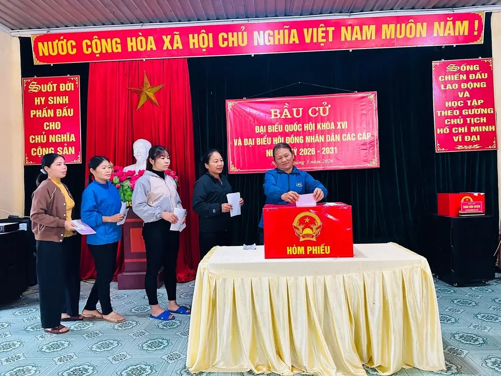 Xã Hoà An tổ chức thành công cuộc bầu cử đại biểu Quốc hội khoá XVI và đại biểu HĐND các cấp nhiệm kỳ 2026-2031