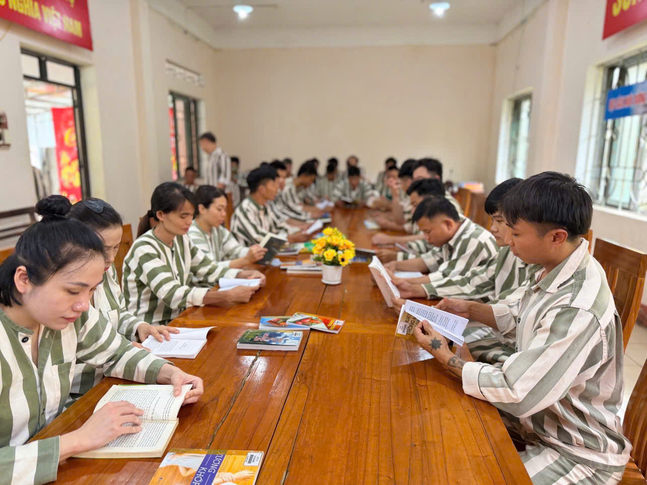 TRẠI TẠM GIAM SỐ 1 HƯỞNG ỨNG NGÀY HỘI ĐỌC SÁCH VÀ VĂN HOÁ ĐỌC NĂM 2026