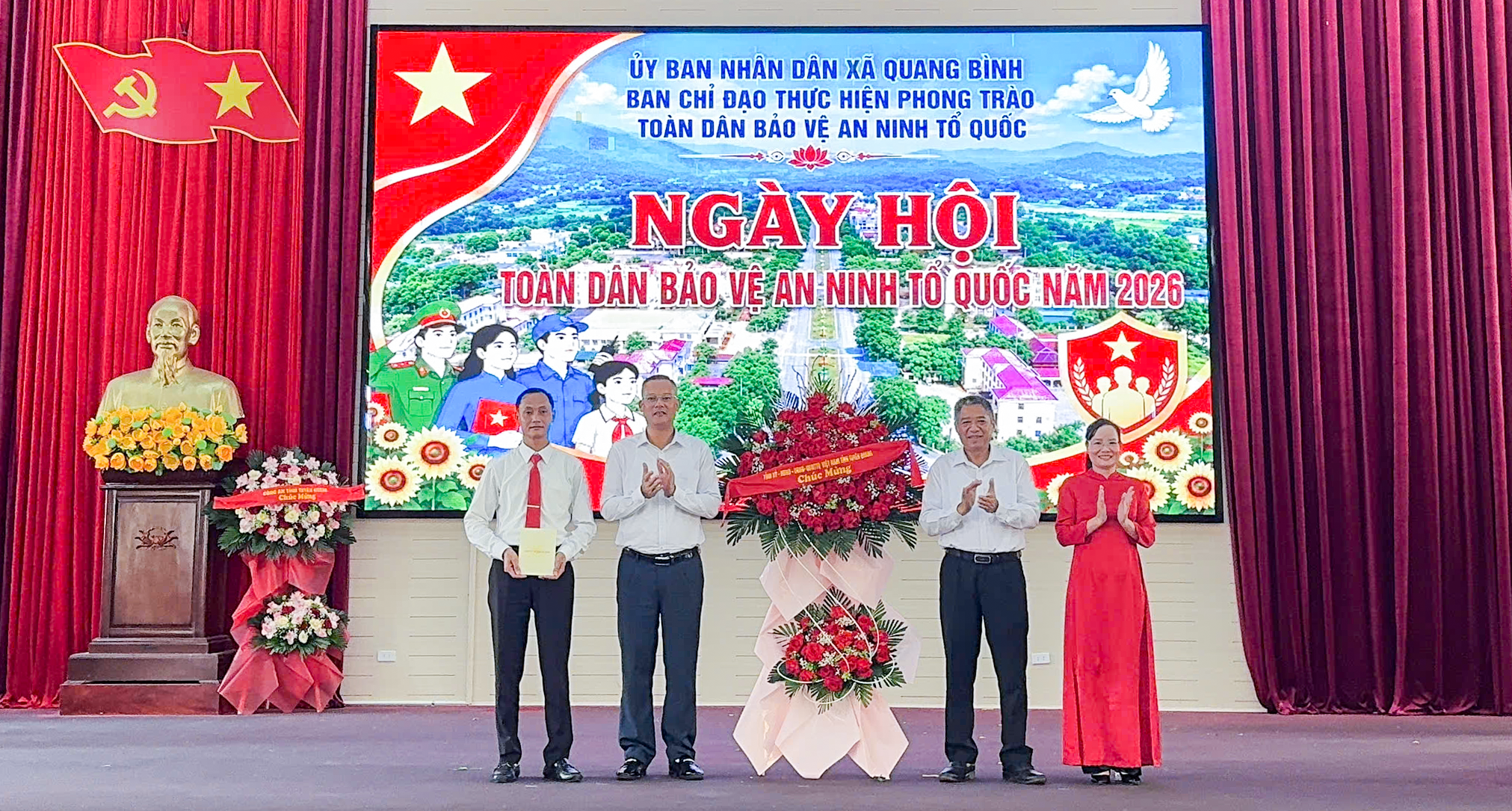 (Quang Bình - Tuyên Quang) Quang Bình tổ chức Ngày hội toàn dân bảo vệ an ninh Tổ quốc, xây dựng thế trận an ninh vững chắc từ cơ sở