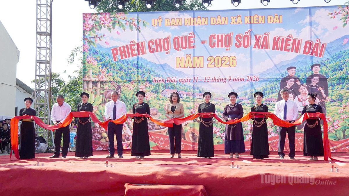 Kiên Đài tổ chức phiên chợ quê – chợ số năm 2026