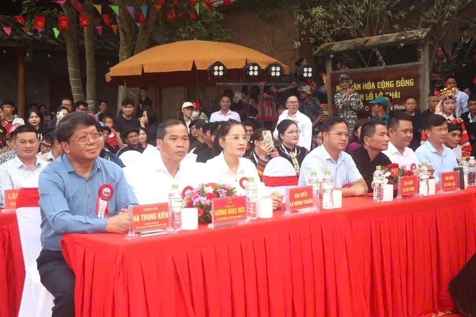Xã Minh Thanh tham dự Lễ cúng Tổ tiên dân tộc Lô Lô Đen tại Lũng Cú