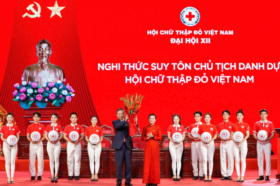 Tổng Bí thư, Chủ tịch nước Tô Lâm giữ cương vị Chủ tịch danh dự Hội chữ thập Đỏ Việt Nam