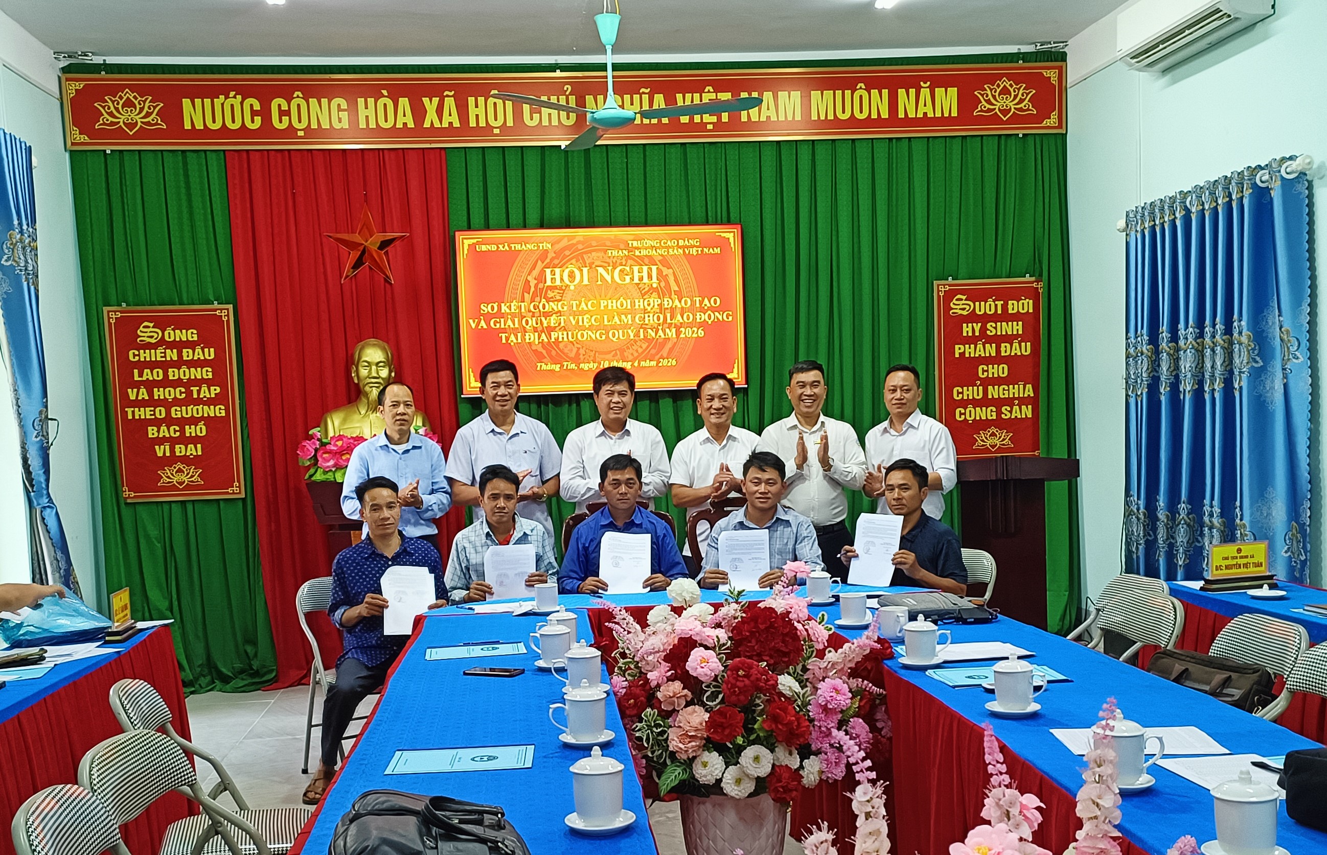 Hội nghị sơ kết công tác phối hợp đào tạo nghề và giải quyết việc làm cho lao động tại địa phương quý I năm 2026