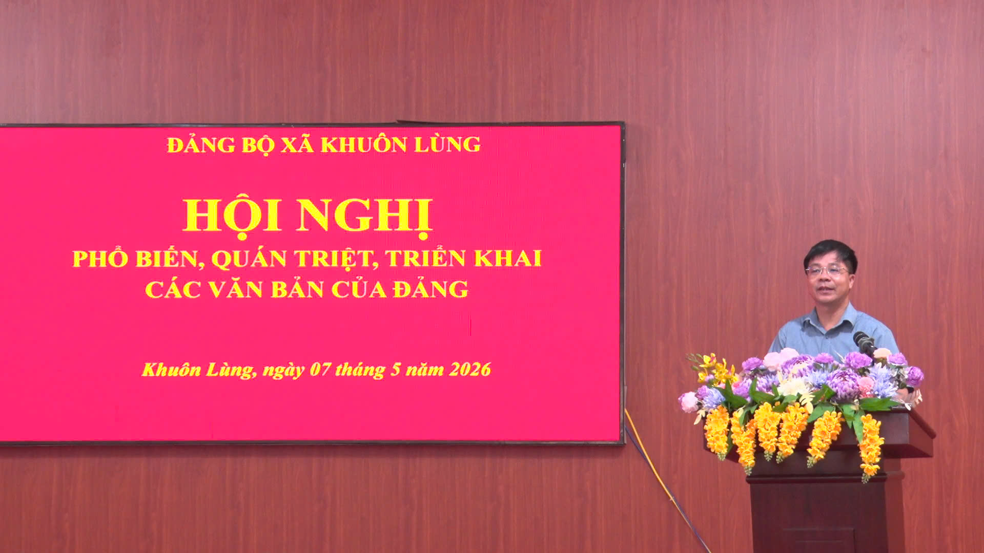 HỘI NGHỊ HỌC TẬP, QUÁN TRIỆT VÀ TRIỂN KHAI THỰC HIỆN CÁC VĂN BẢN CỦA ĐẢNG