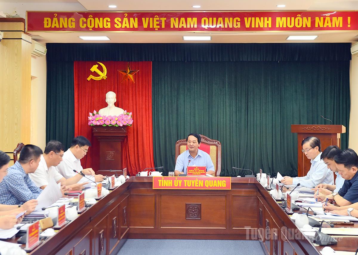 Chuẩn bị chu đáo tham dự Hội nghị lần thứ 5 giữa các Bí thư Tỉnh ủy 4 tỉnh biên giới với tỉnh Vân Nam, Trung Quốc
