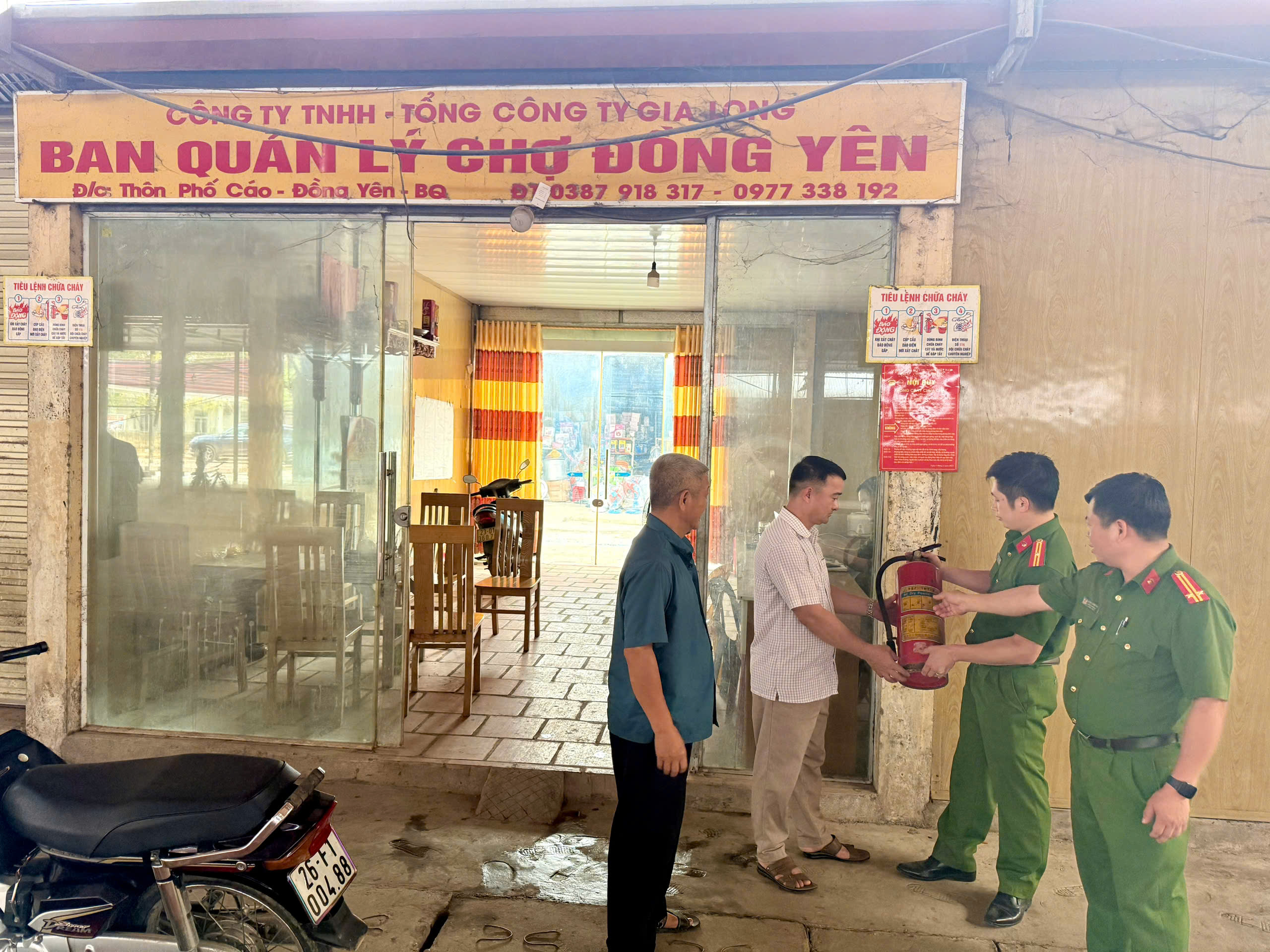 KIỂM TRA PCCC TRÊN ĐỊA BÀN XÃ ĐỒNG YÊN 