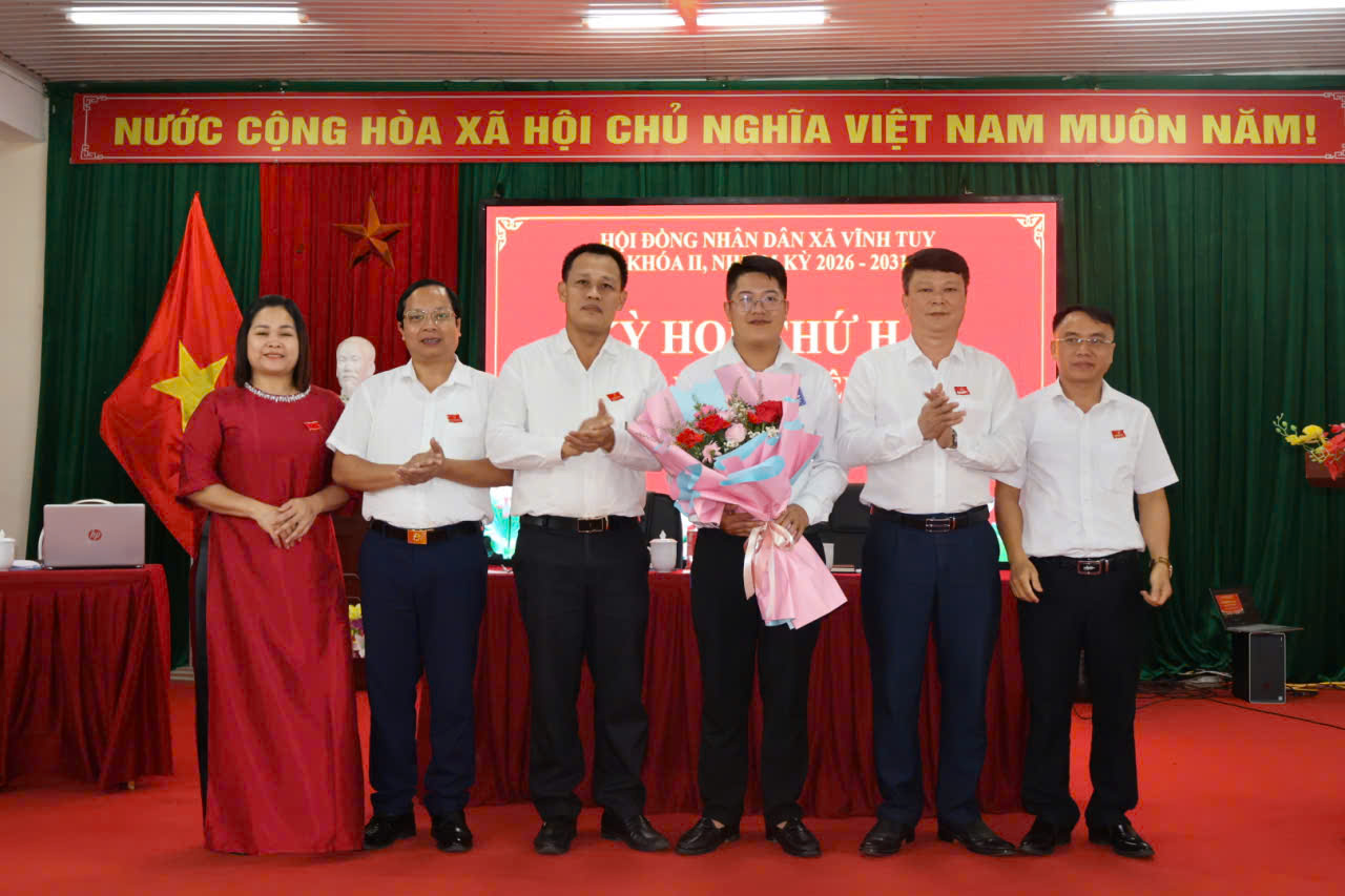 HĐND xã Vĩnh Tuy tổ chức Kỳ họp thứ Hai (kỳ họp chuyên đề) khóa II, nhiệm kỳ 2026 – 2031
