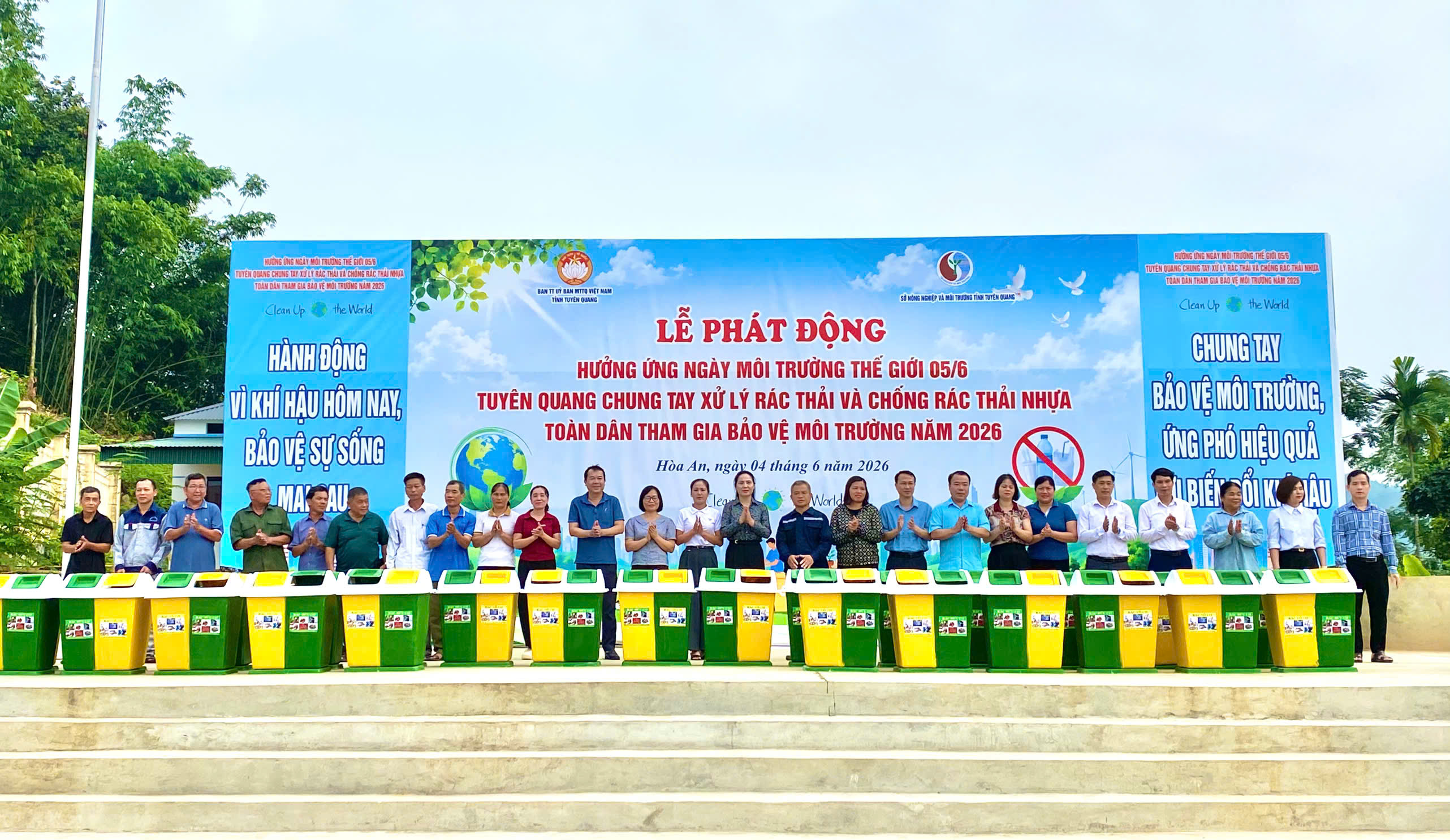 HƯỞNG ỨNG NGÀY MÔI TRƯỜNG THẾ GIỚI 05/6 VÀ PHONG TRÀO “TUYÊN QUANG CHUNG TAY XỬ LÝ RÁC THẢI VÀ CHỐNG RÁC THẢI NHỰA”, TOÀN DÂN THAM GIA BẢO VỆ MÔI TRƯỜNG NĂM 2026