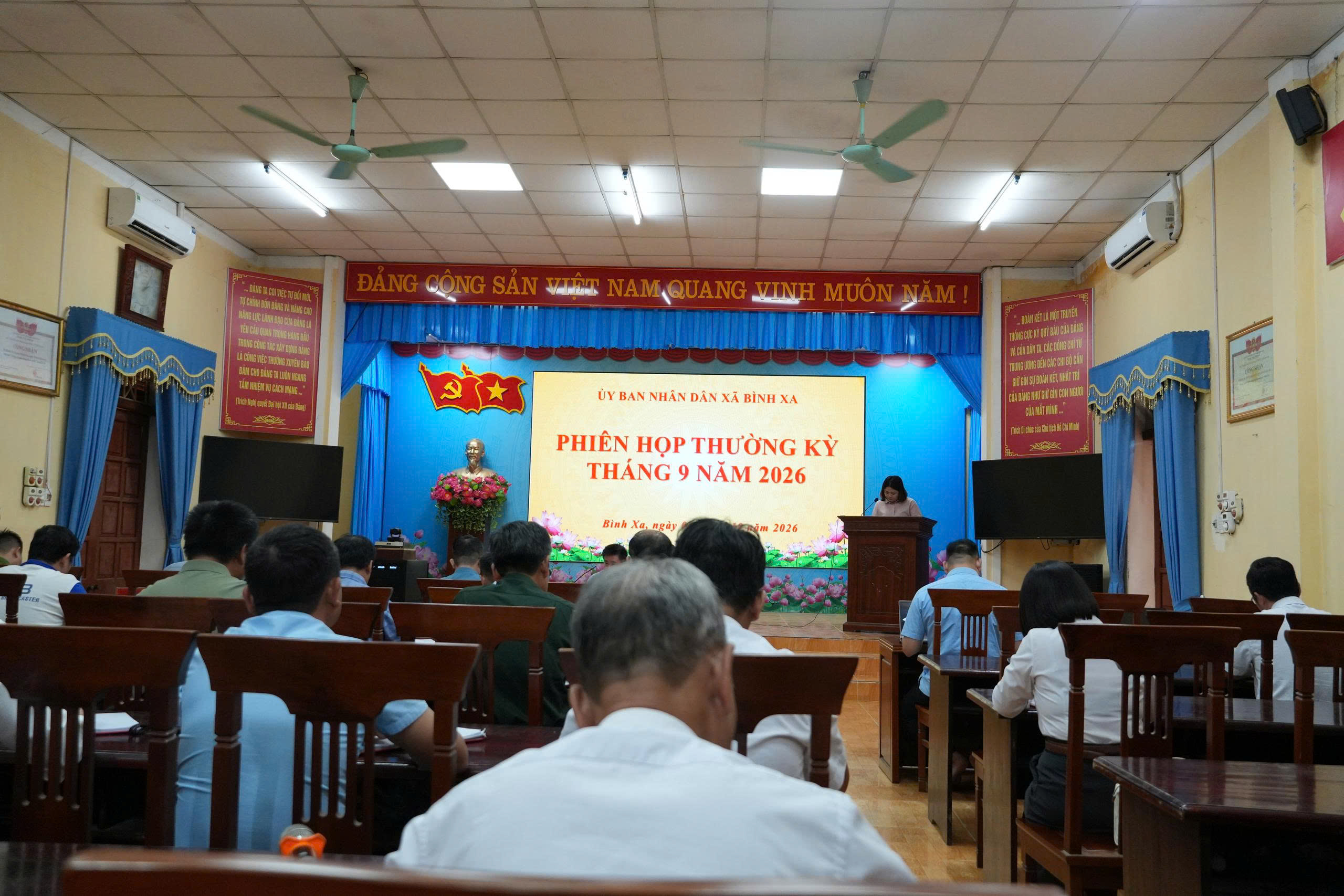 Xã Bình Xa họp phiên thường kỳ tháng 9 năm 2026