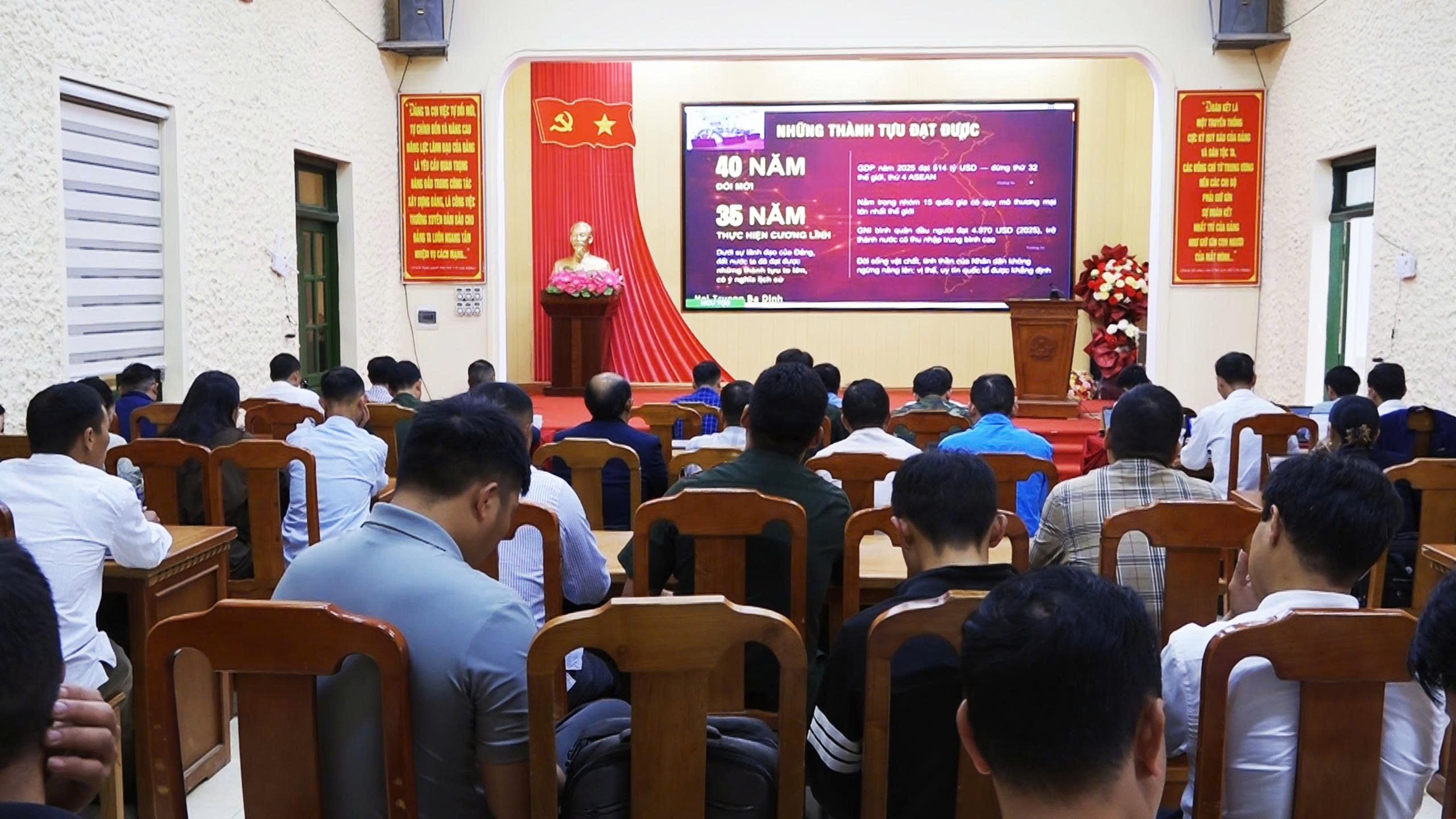 XÍN MẦN THAM DỰ HỘI NGHỊ TRỰC TUYẾN NGHIÊN CỨU, HỌC TẬP, QUÁN TRIỆT VÀ TRIỂN KHAI THỰC HIỆN NGHỊ QUYẾT HỘI NGHỊ LẦN THỨ BA BAN CHẤP HÀNH TRUNG ƯƠNG ĐẢNG KHÓA XIV