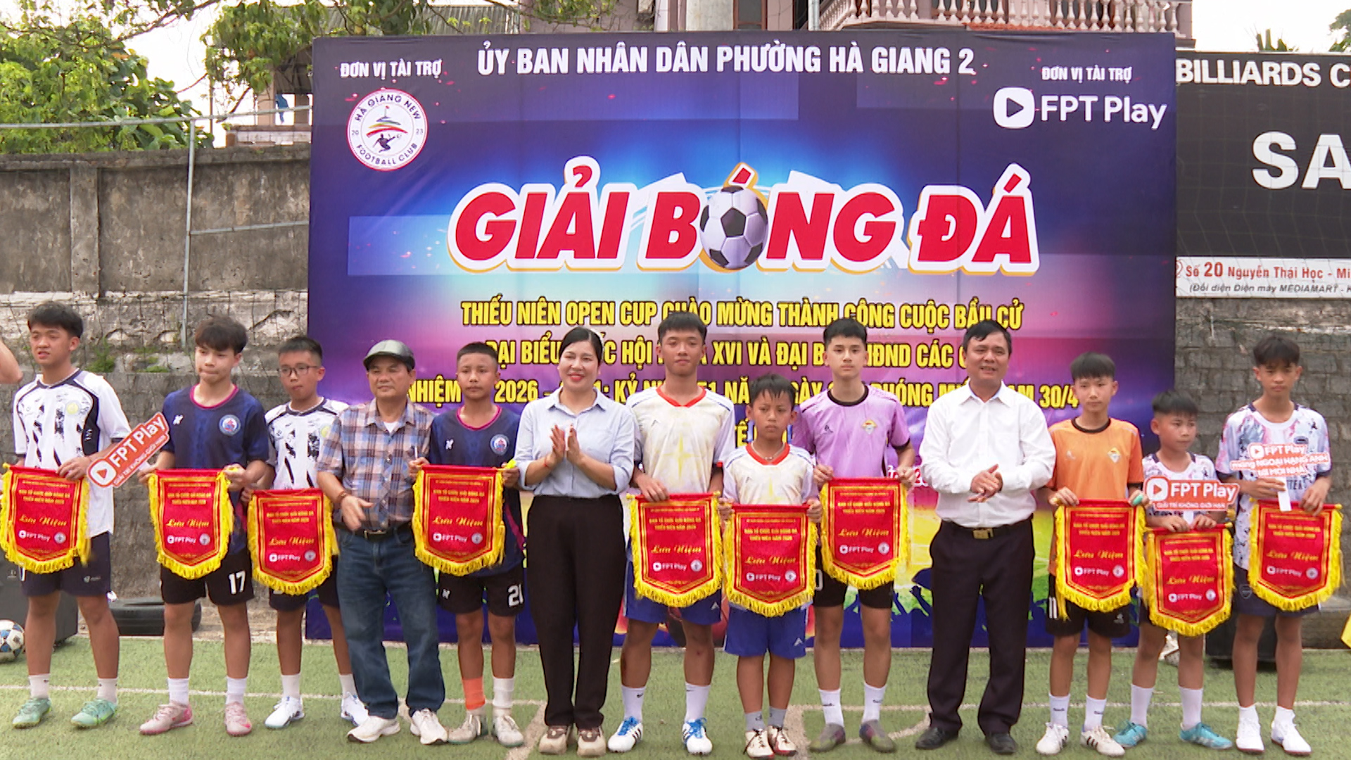 Phường Hà Giang 2 Khai mạc giải bóng đá thiếu niên