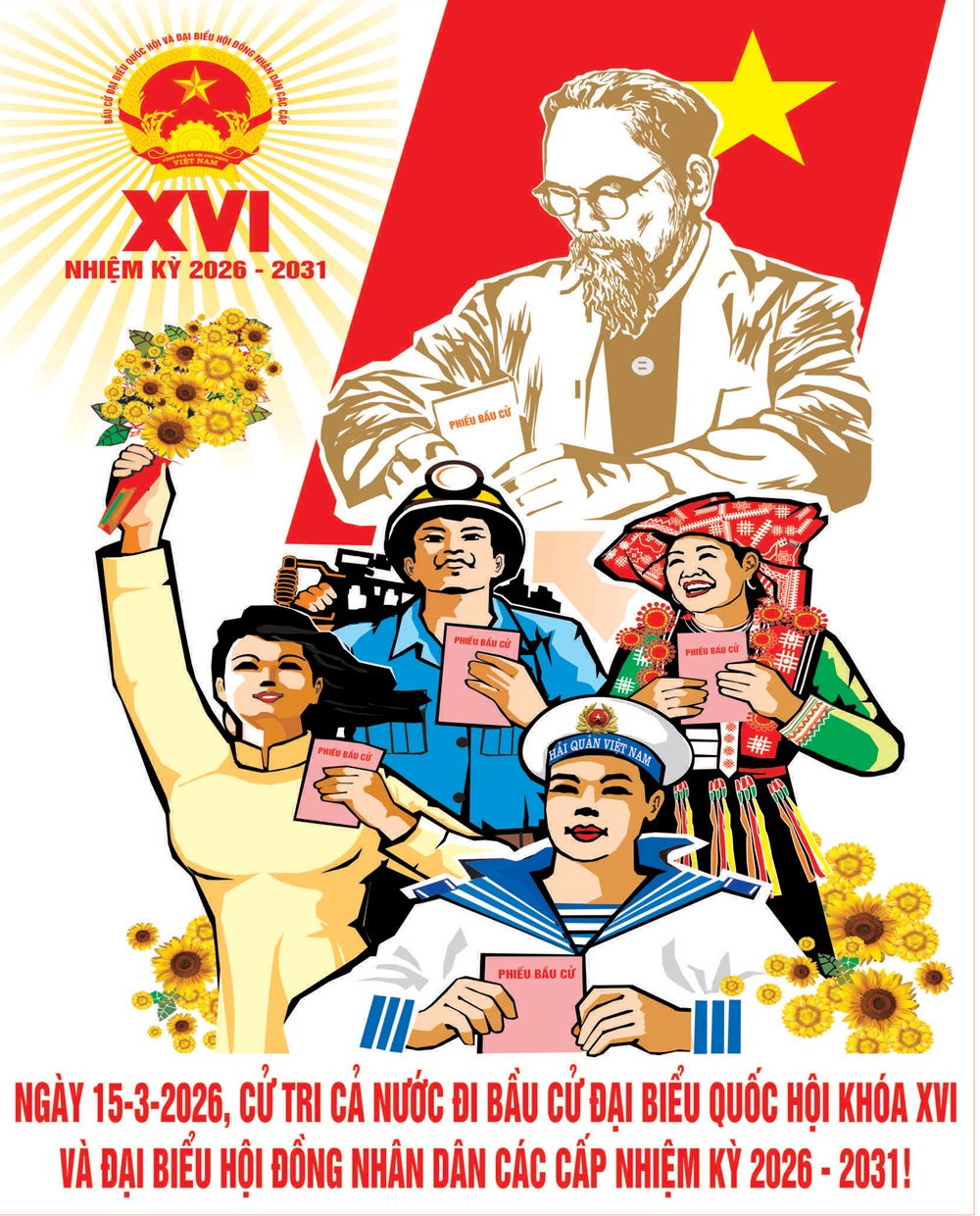 Công bố danh sách chính thức những người ứng cử đại biểu Quốc hội khóa XVI