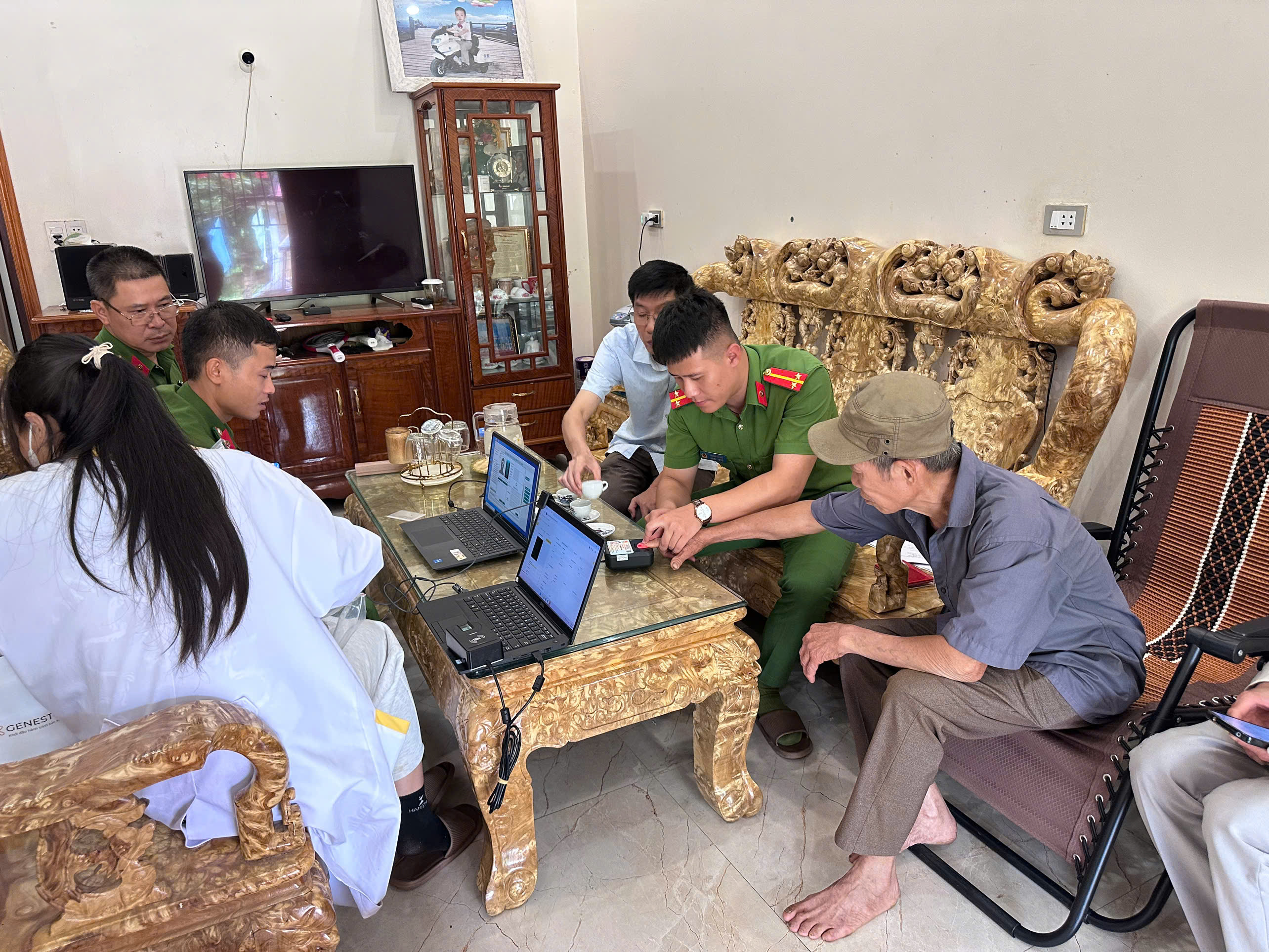 XÃ NÀ HANG HOÀN THÀNH 100% VIỆC THU NHẬN MẪU ADN THÂN NHÂN LIỆT SĨ