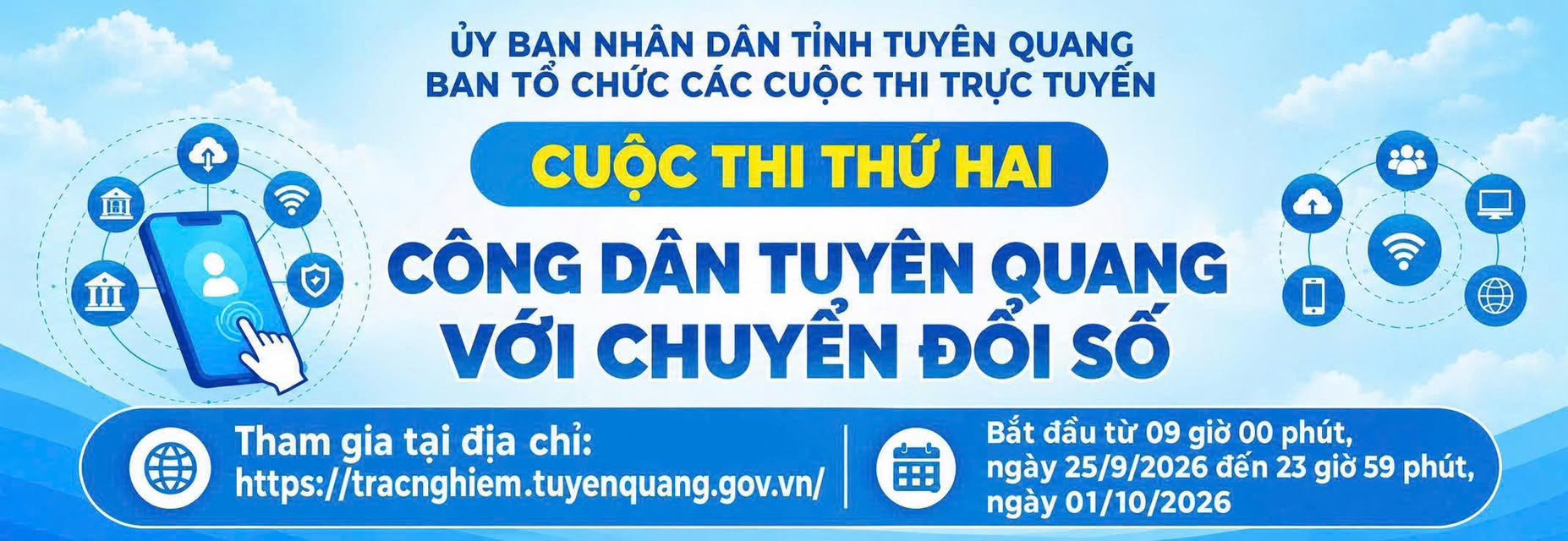 Ban hành Thể lệ Cuộc thi trực tuyến “Công dân Tuyên Quang với chuyển đổi số” năm 2026