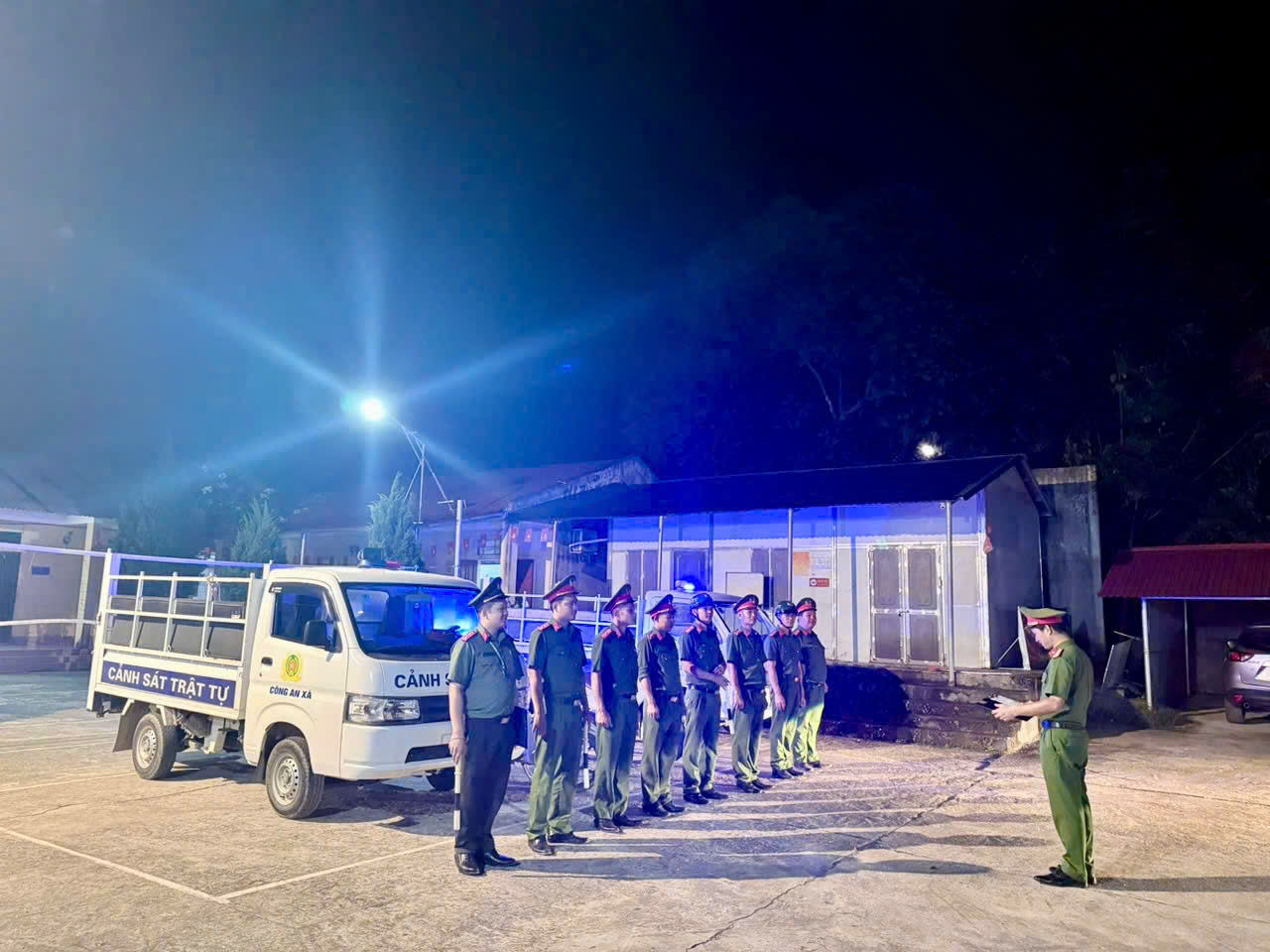 CÔNG AN XÃ YÊN SƠN TĂNG CƯỜNG TUẦN TRA, KIỂM SOÁT ĐỊA BÀN DỊP NGHỈ LỄ QUỐC KHÁNH 2/9