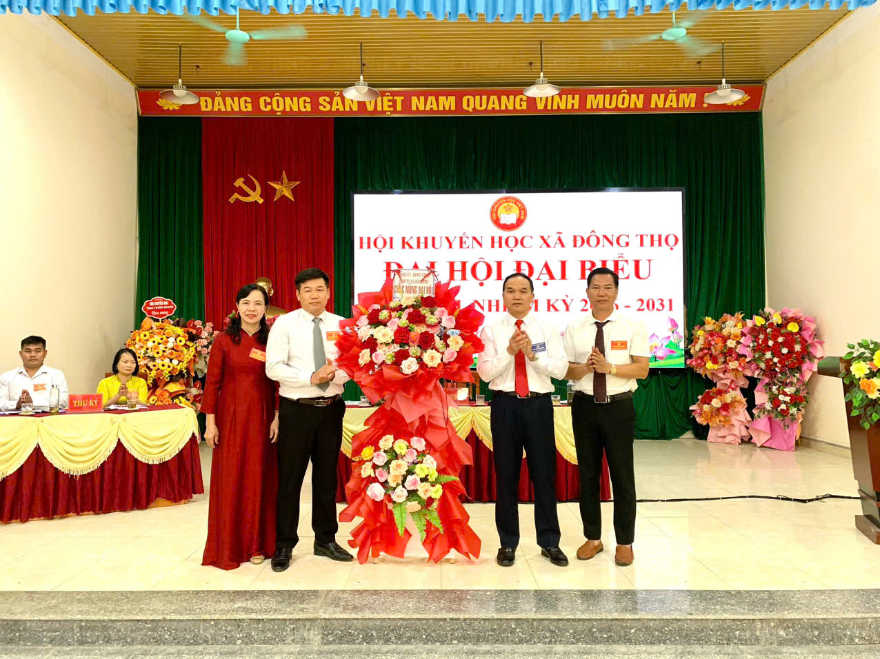 Đại hội đại biểu Hội Khuyến học xã Đông Thọ lần thứ I, nhiệm kỳ 2026 – 2031