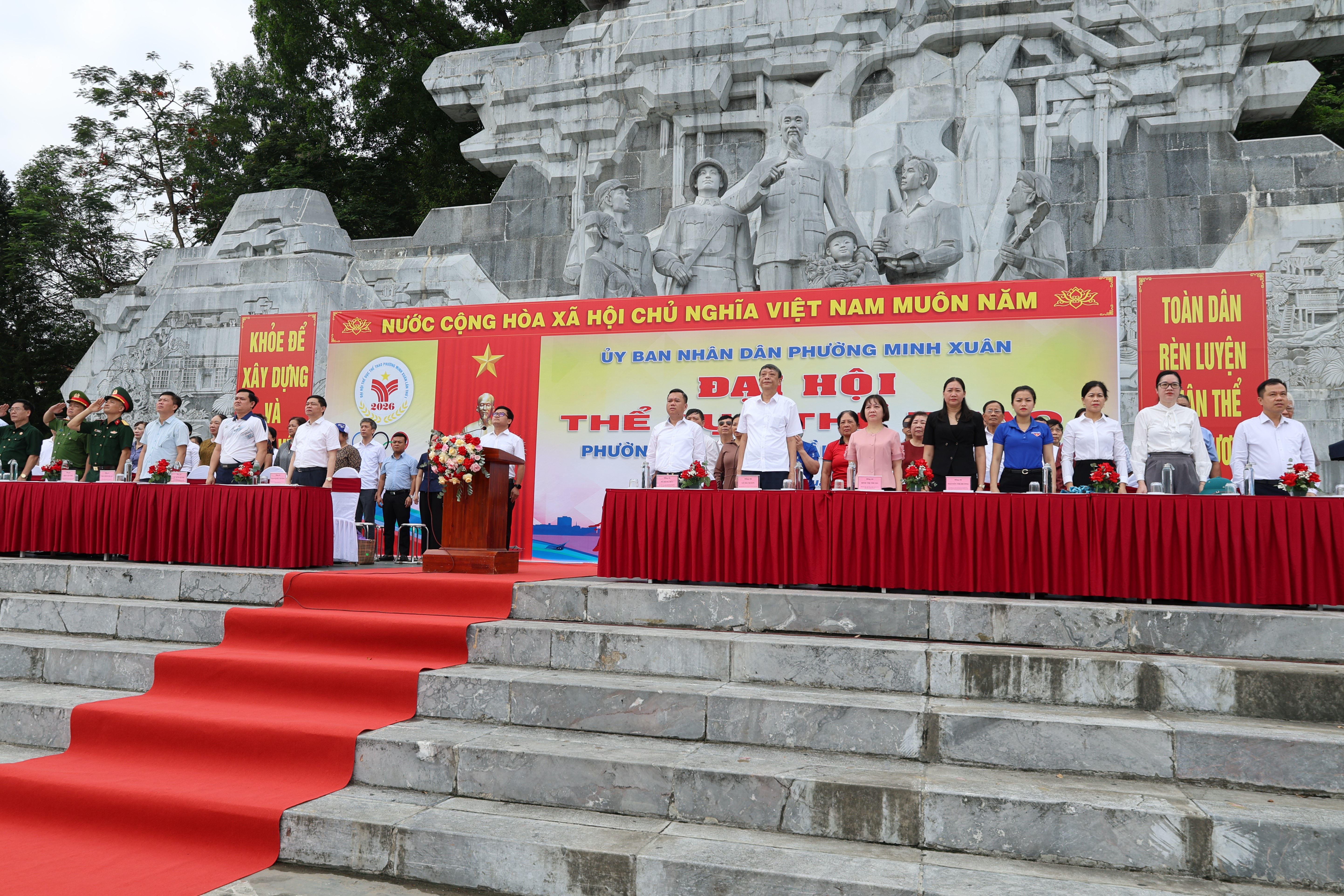 Khai mạc Đại hội Thể dục Thể thao phường Minh Xuân lần thứ I năm 2026