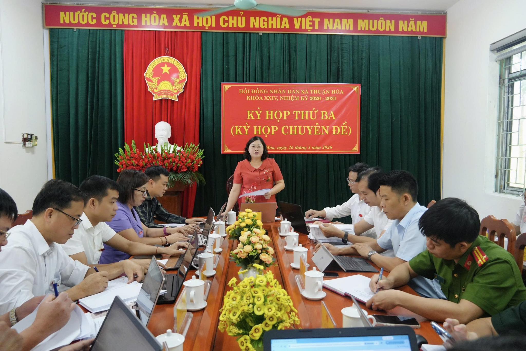 Thuận Hòa khai mạc Kỳ họp thứ ba (Kỳ họp chuyên đề), khóa XXIV, nhiệm kỳ 2026-2031