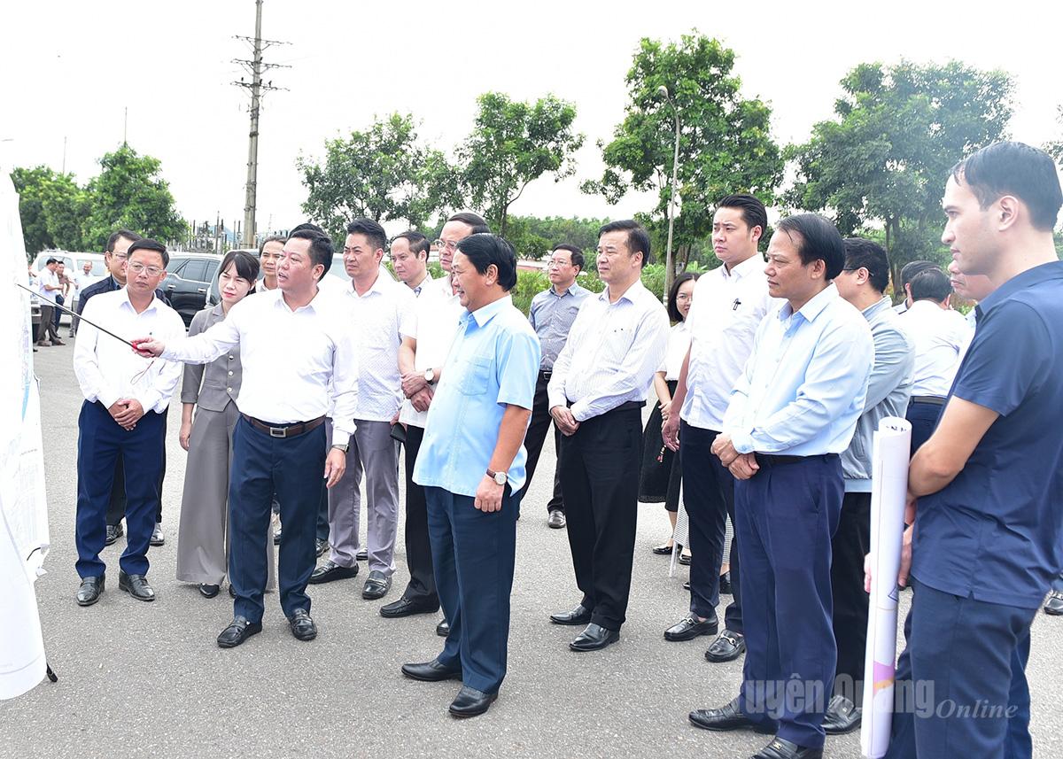 Bí thư Tỉnh ủy Hầu A Lềnh kiểm tra, khảo sát thực địa các khu, cụm công nghiệp trọng điểm