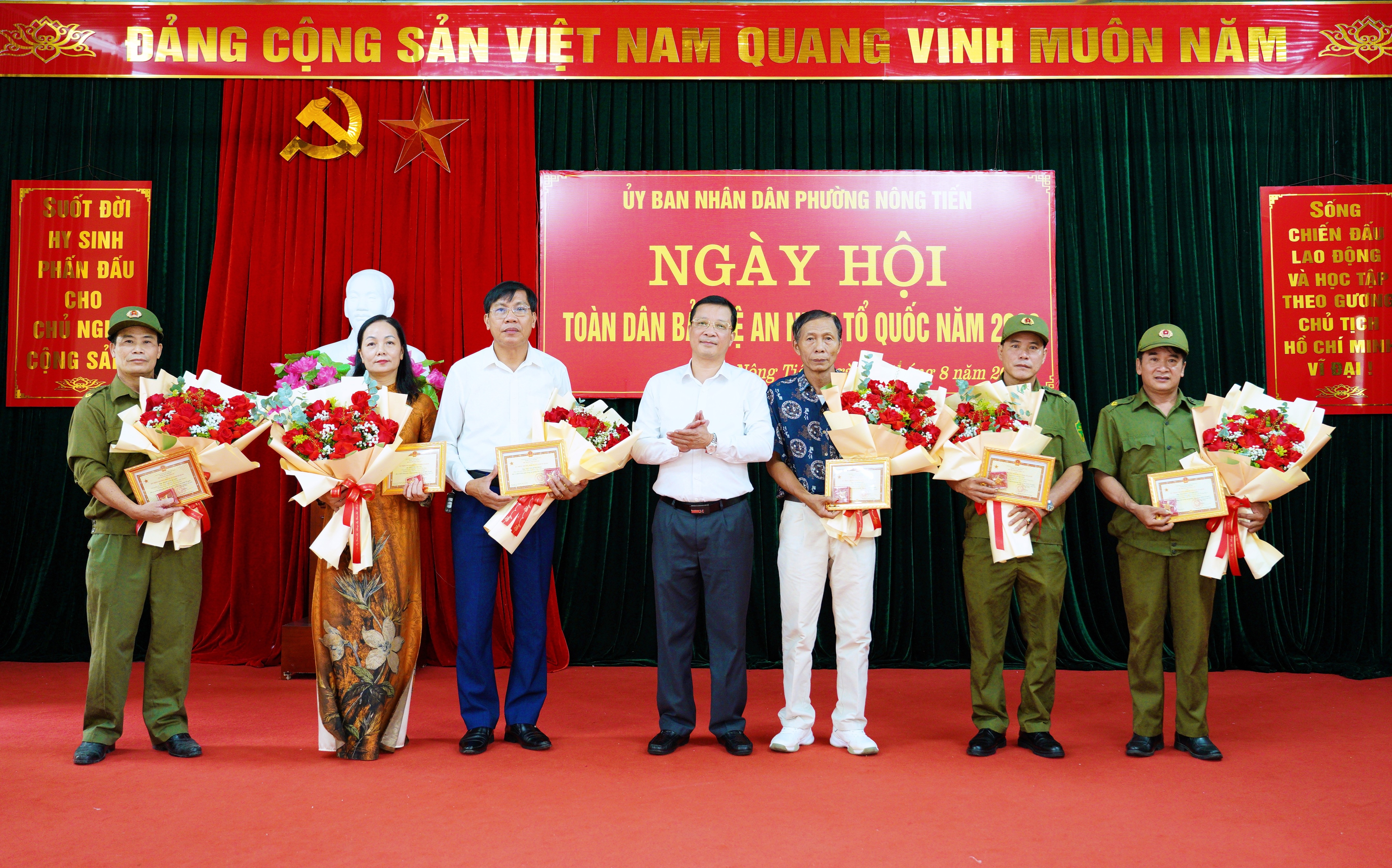 Phường Nông Tiến tổ chức Ngày hội toàn dân bảo vệ an ninh Tổ quốc năm 2026