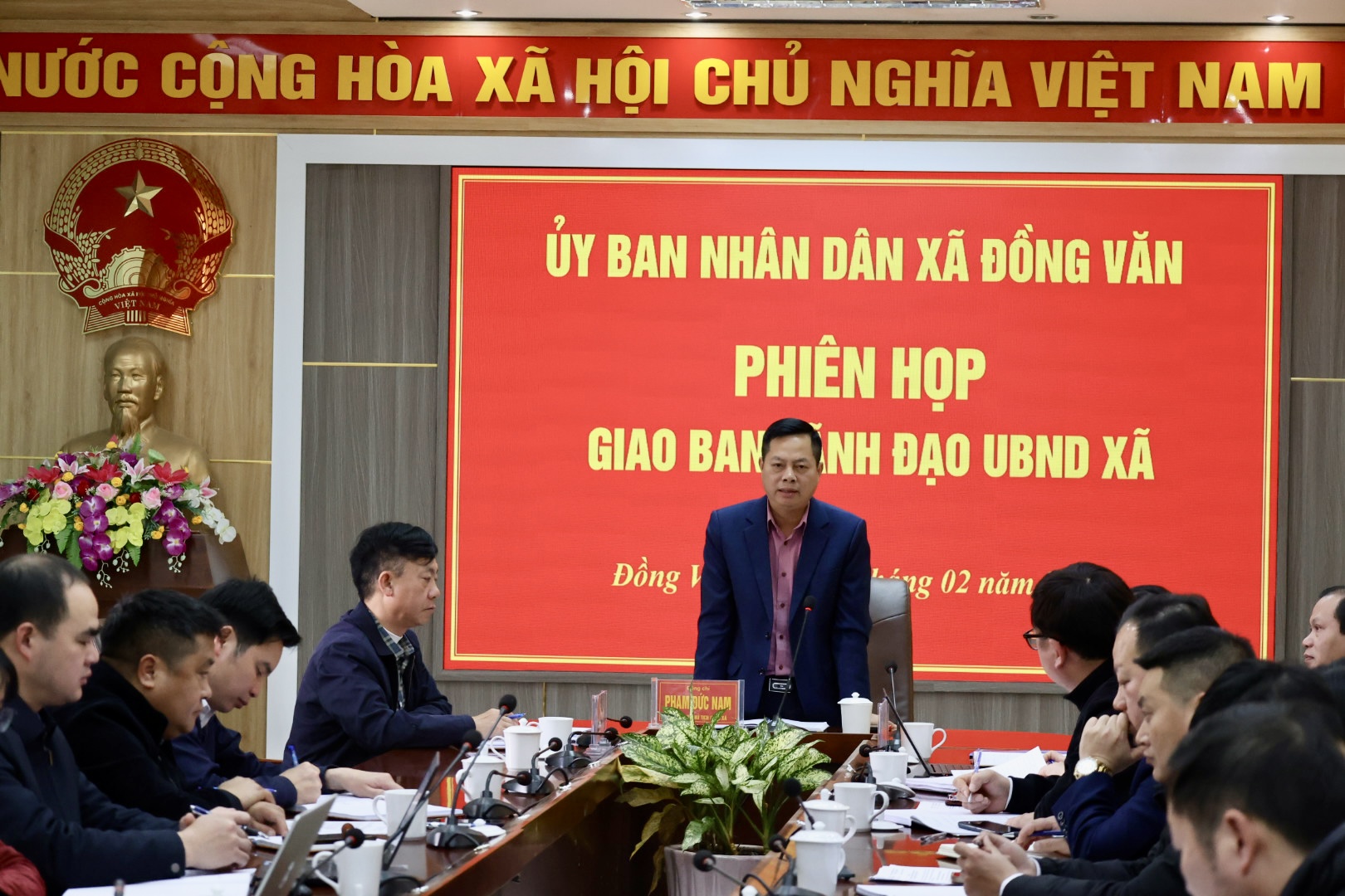 UBND xã Đồng Văn tổ chức gặp mặt đầu xuân và phiên họp đầu năm Bính Ngọ 2026