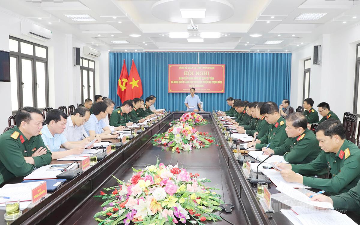 Bí thư Đảng ủy Quân sự tỉnh Hầu A Lềnh: Đảng bộ Quân sự tỉnh triển khai các nhiệm vụ sẵn sàng chiến đấu, xây dựng lực lượng quân đội trong sạch vững mạnh