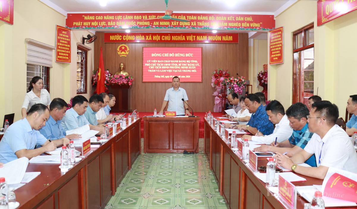 Xã Bạch Đích và Thắng Mố tập trung phát triển kinh tế gắn với đảm bảo quốc phòng, an ninh