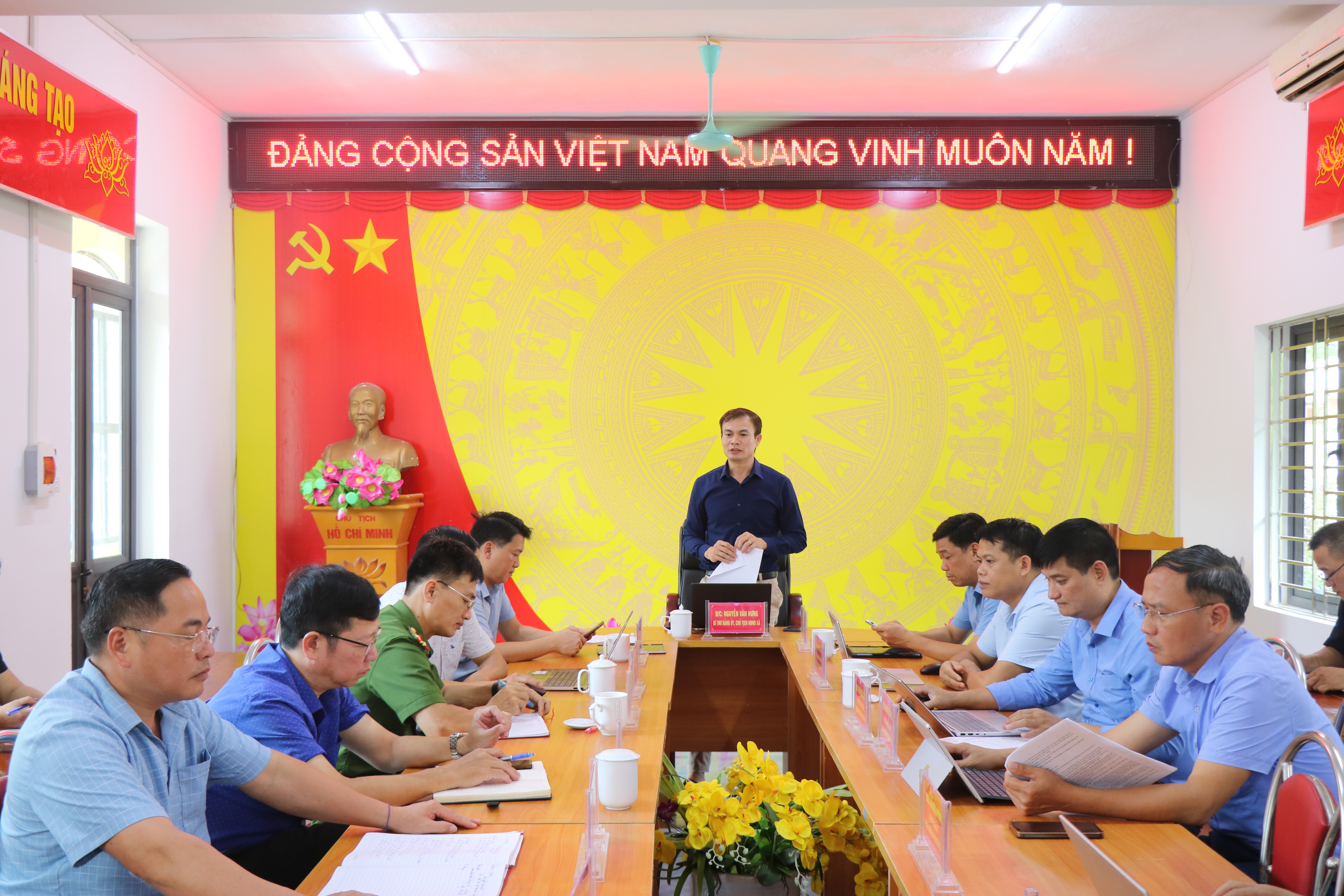 Đảng bộ xã Tiên Nguyên Thực hiện quy trình thành lập Đảng bộ Trường PTDTBT Tiểu học và THCS xã Tiên Nguyên