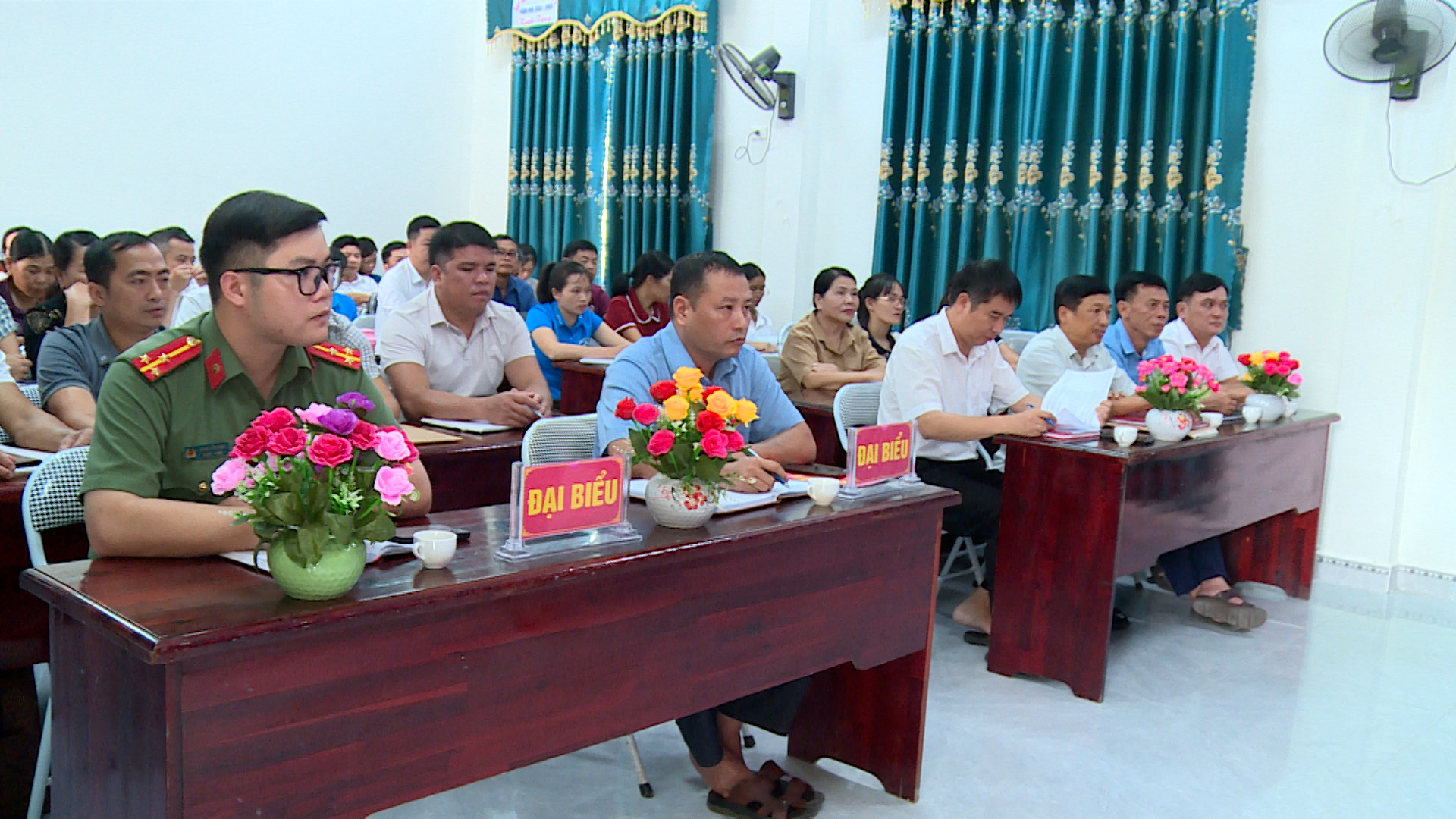 Trường PTDTBT TH&THCS Yên Hoa tổ chức Ngày hội toàn dân bảo vệ an ninh Tổ quốc