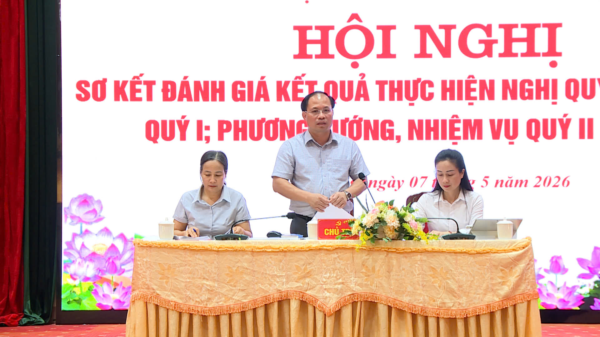 Hội nghị sơ kết đánh giá kết quả thực hiện Nghị quyết số 68-NQ/TW về phát triển kinh tế tư nhân trên địa bàn xã Nà Hang
