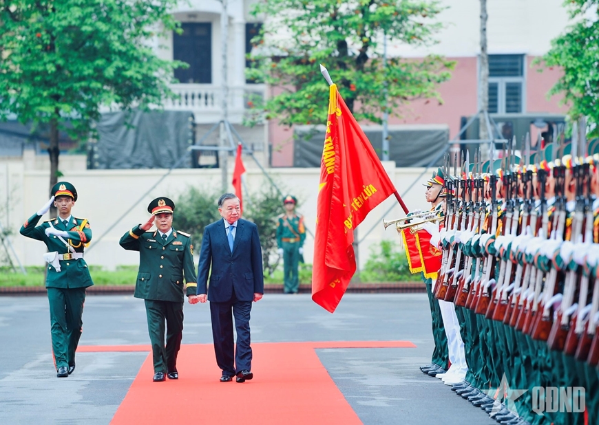 Tổng Bí thư, Chủ tịch nước Tô Lâm dự Lễ kỷ niệm 80 năm Ngày truyền thống Bộ đội Pháo binh - Tên lửa