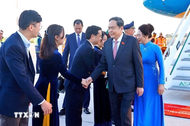 Chủ tịch Quốc hội Trần Thanh Mẫn và phu nhân thăm chính thức Cộng hòa Italy