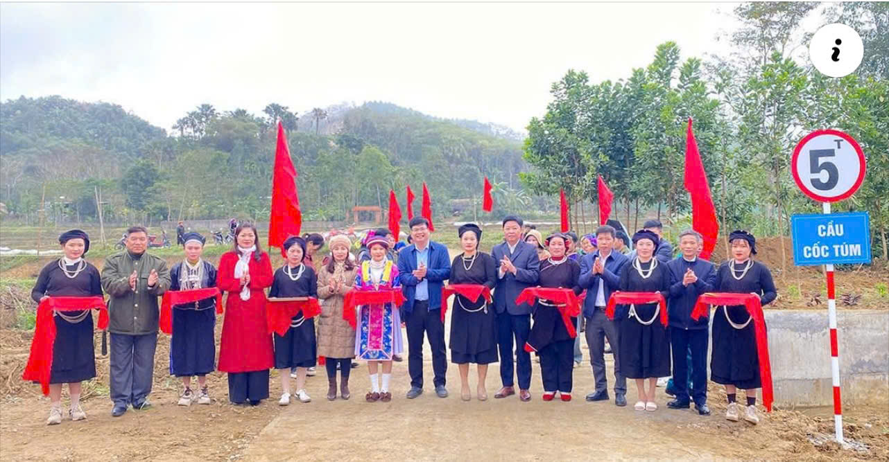 LỄ KHÁNH THÀNH CẦU CỐC TÚM THÔN TÂN CHÀNG XÃ BẰNG LANG