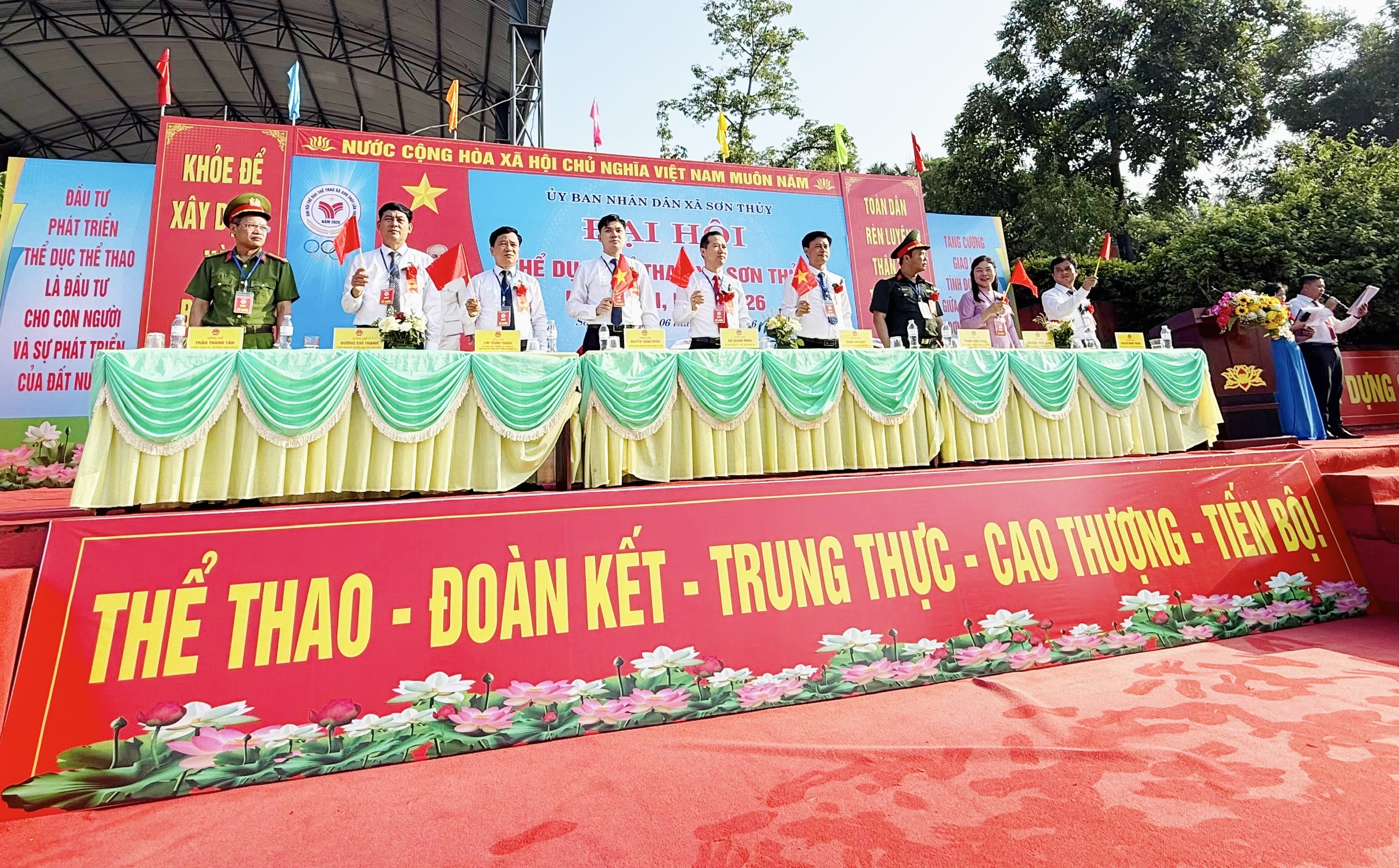 XÃ SƠN THỦY TỔ CHỨC THÀNH CÔNG ĐẠI HỘI THỂ DỤC THỂ THAO LẦN THỨ I NĂM 2026