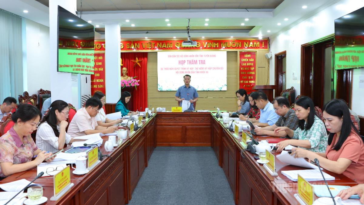 Ban Dân tộc HĐND tỉnh thẩm tra 3 dự thảo nghị quyết quan trọng