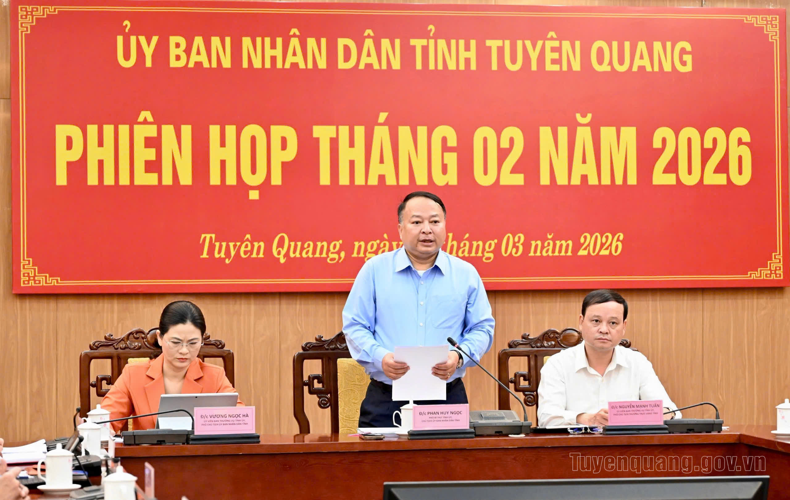 Phiên họp thường kỳ UBND tỉnh tháng 2/2026