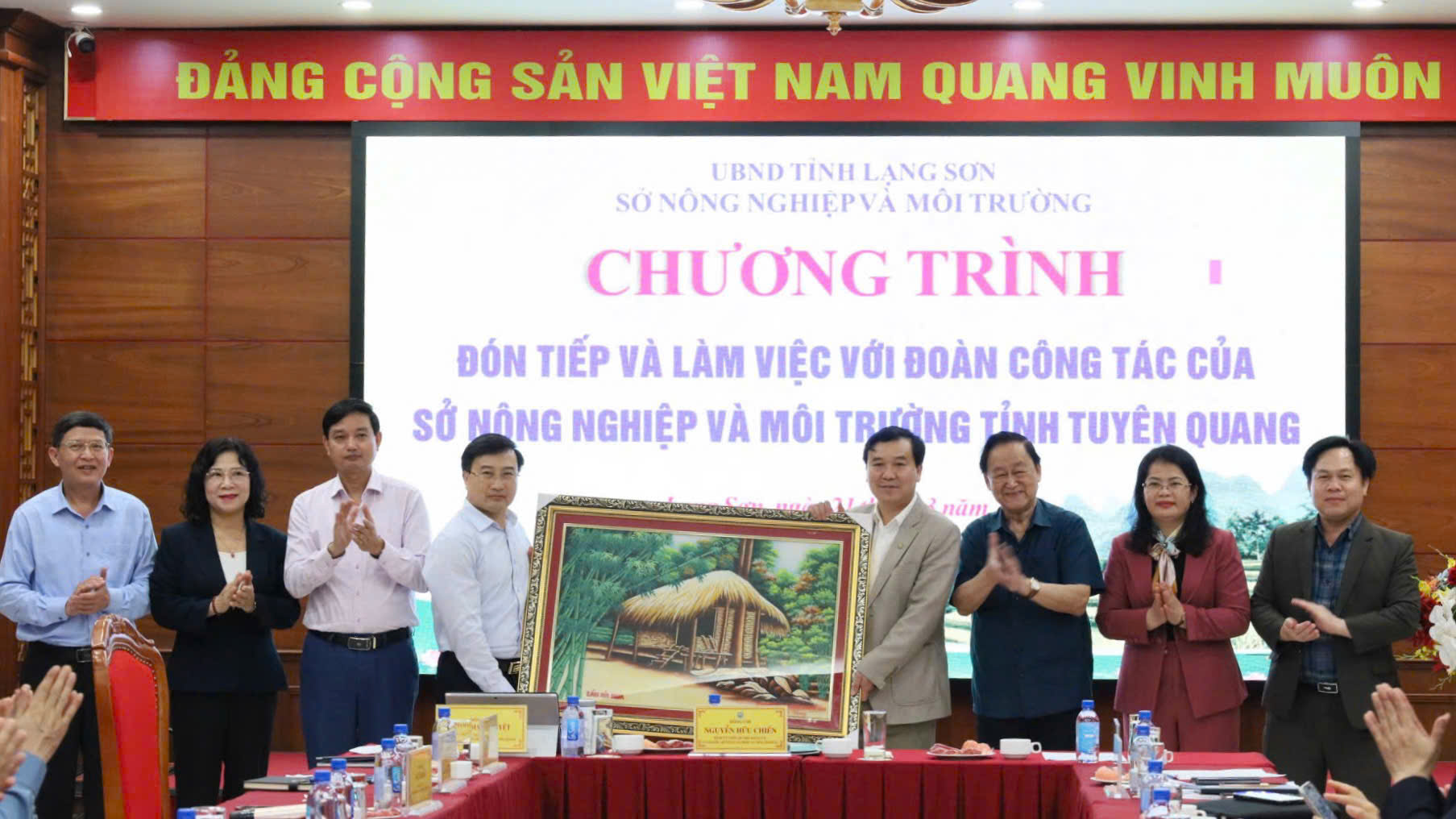 Sở Nông nghiệp và Môi trường Tuyên Quang học tập, trao đổi kinh nghiệm tại tỉnh Lạng Sơn