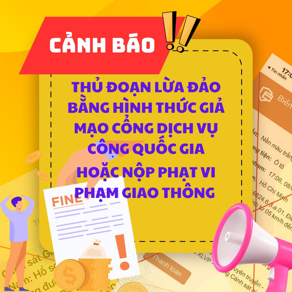 Cảnh giác tin nhắn phạt nguội giả mạo, tránh mất tiền và lộ thông tin cá nhân
