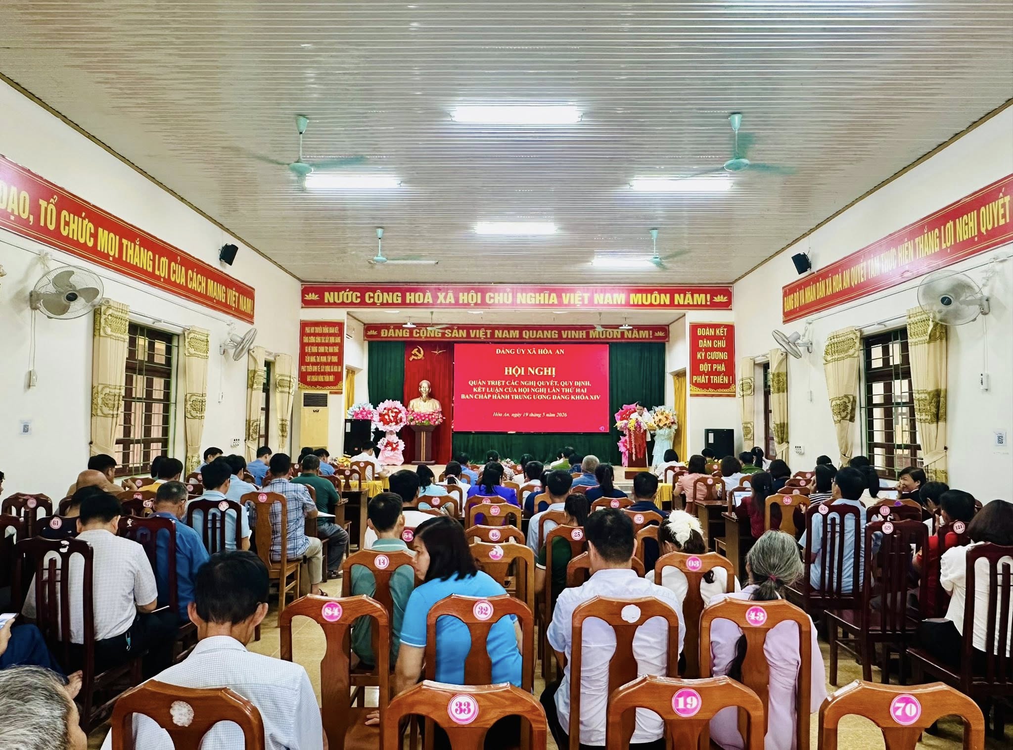 Hòa An tổ chức Hội nghị quán triệt Nghị quyết Hội nghị Trung ương 2 khóa XIV