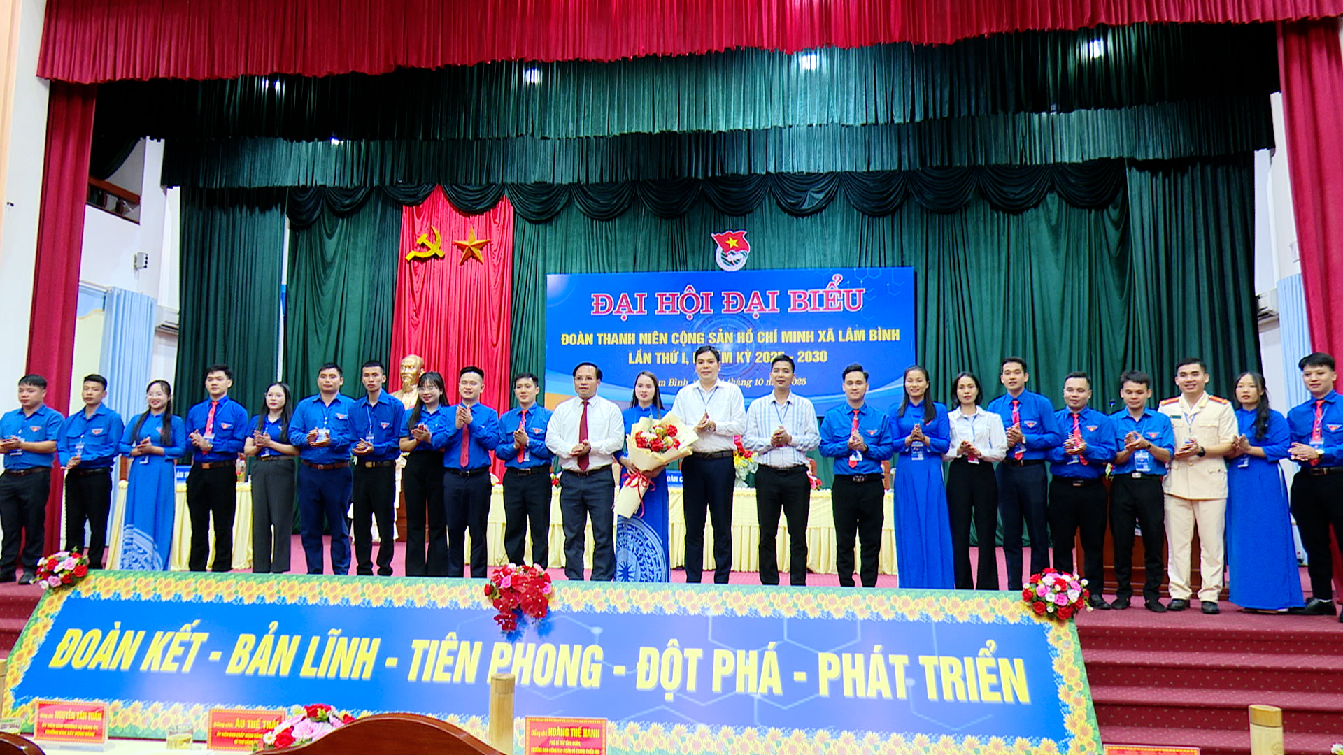 Đoàn TNCS Hồ Chí Minh xã Lâm Bình tổ chức thành công Đại hội Đại biểu lần thứ I, nhiệm kỳ 2025 - 2030