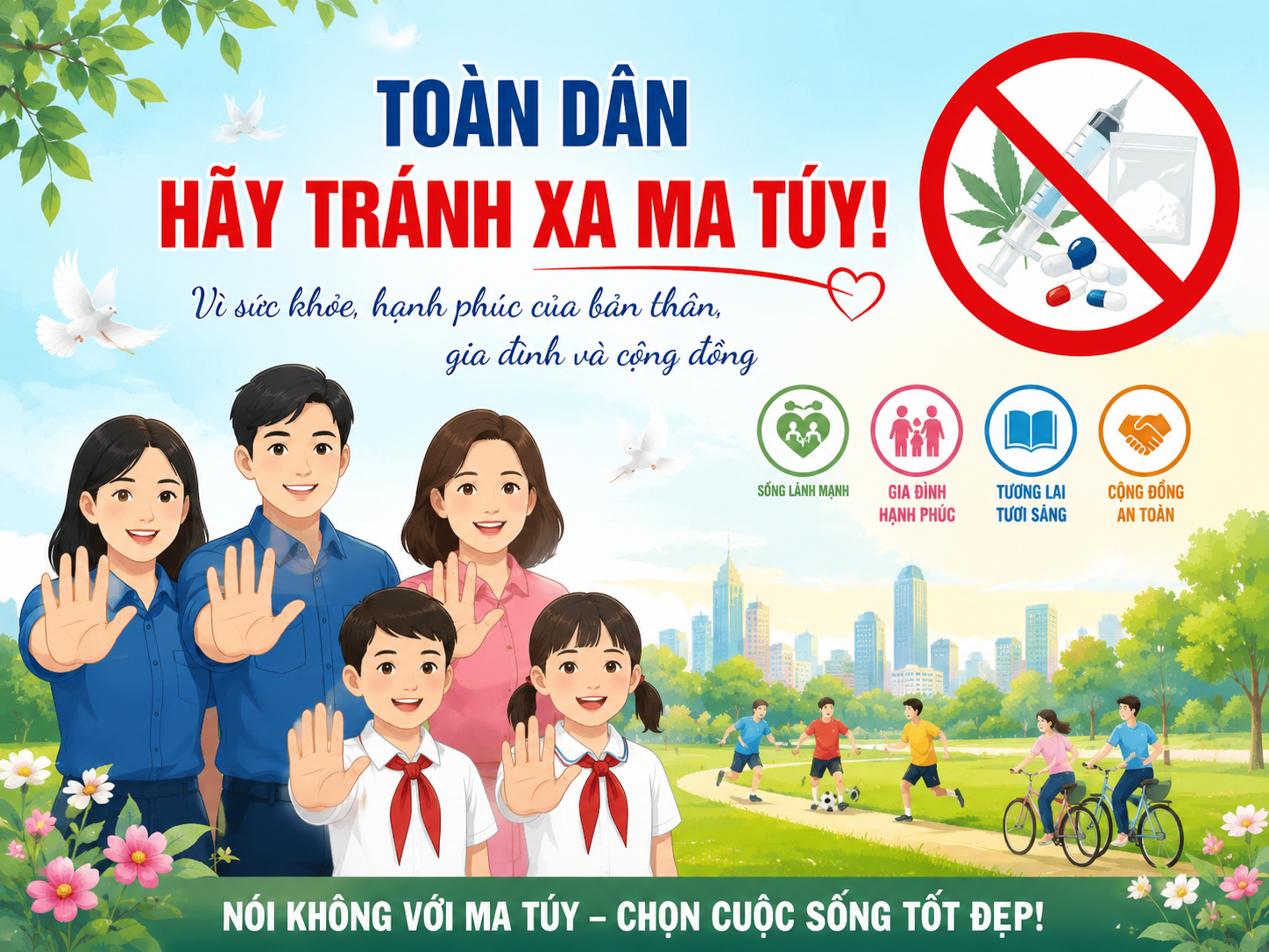 BÀI TUYÊN TRUYỀN: PHÒNG CHỐNG TỆ NẠN MA TÚY NĂM 2026