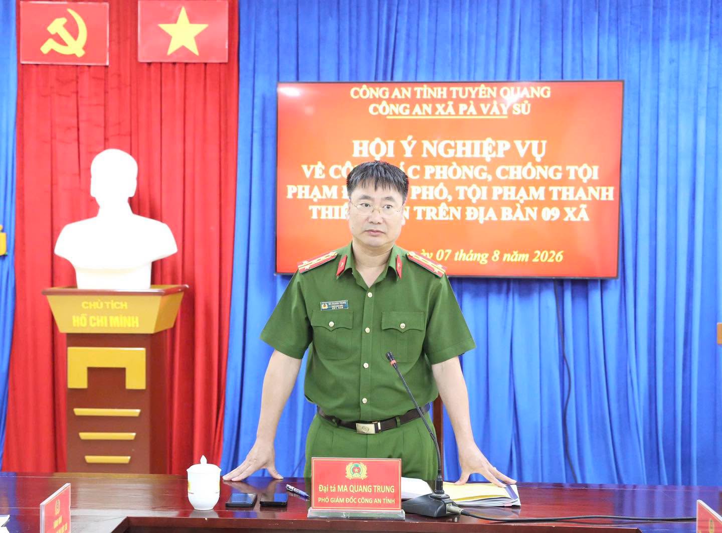 HỘI Ý NGHIỆP VỤ NÂNG CAO HIỆU QUẢ PHÒNG NGỪA, ĐẤU TRANH VỚI TỘI PHẠM ĐƯỜNG PHỐ, TỘI PHẠM THANH THIẾU NIÊN