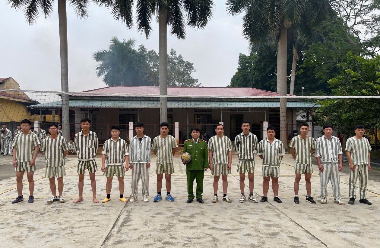 TRẠI TẠM GIAM SỐ 1 CÔNG AN TỈNH TUYÊN QUANG TỔ CHỨC HOẠT ĐỘNG THỂ DỤC, THỂ THAO CHO PHẠM NHÂN DỊP TẾT DƯƠNG LỊCH NĂM 2026