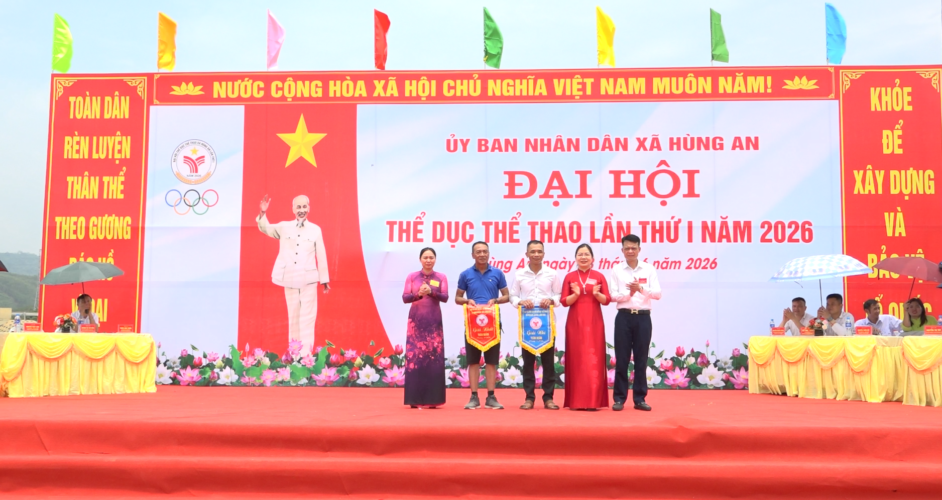 Xã Hùng An bế mạc Đại hội Thể dục thể thao lần thứ I năm 2026