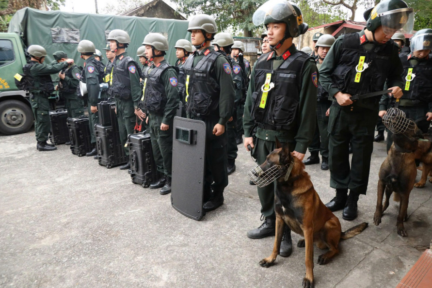 BỘ TƯ LỆNH CẢNH SÁT CƠ ĐỘNG TĂNG CƯỜNG CÔNG TÁC ĐIỀU LỆNH TẠI CÁC ĐỊA ĐIỂM ỨNG TRỰC, BẢO ĐẢM TUYỆT ĐỐI AN NINH, AN TOÀN ĐẠI HỘI XIV CỦA ĐẢNG