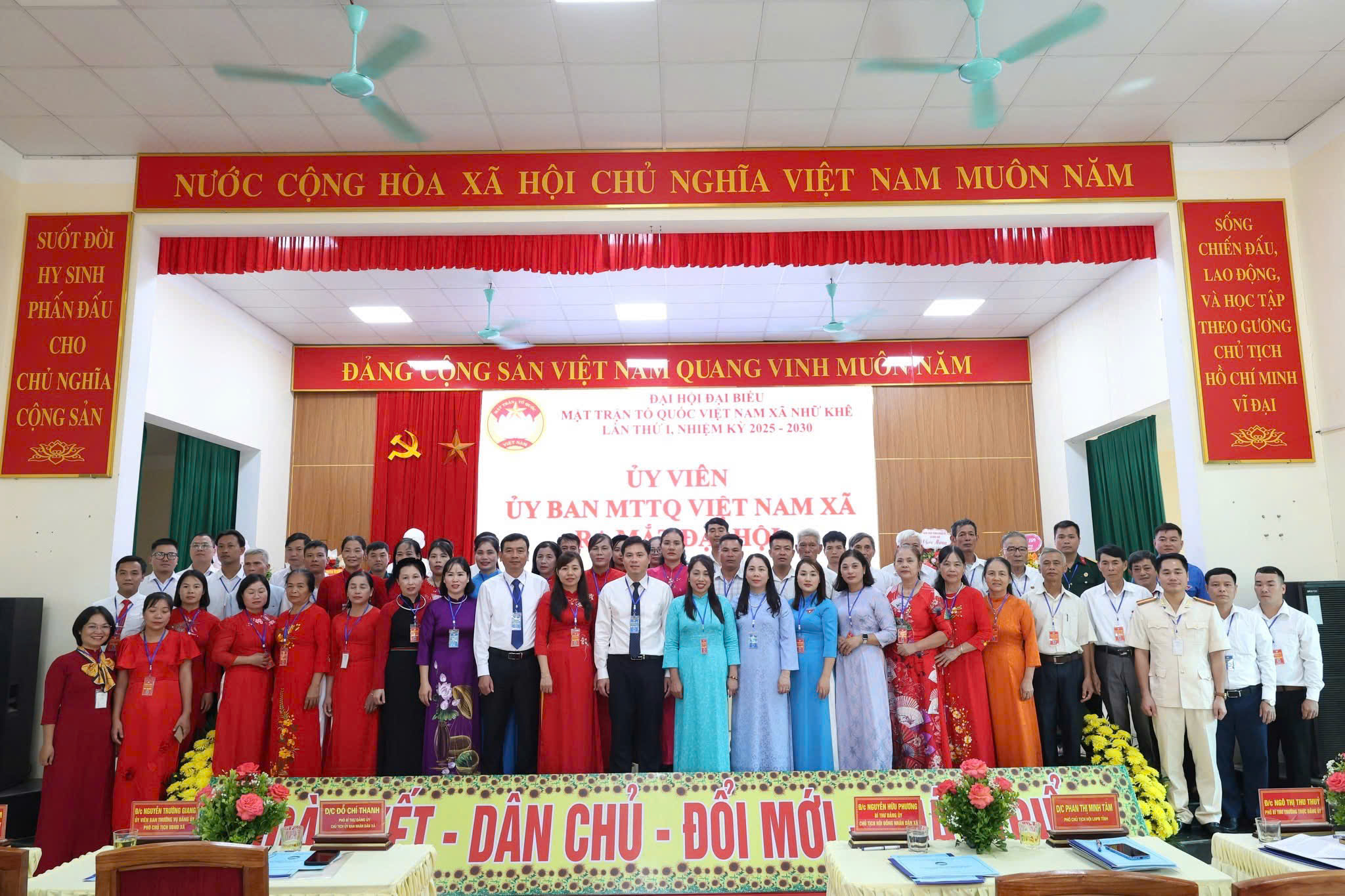 XÃ NHỮ KHÊ TỔ CHỨC ĐẠI HỘI ĐẠI BIỂU MẶT TRẬN TỔ QUỐC XÃ NHỮ KHÊ LẦN THỨ I, NHIỆM KỲ 2025-2030