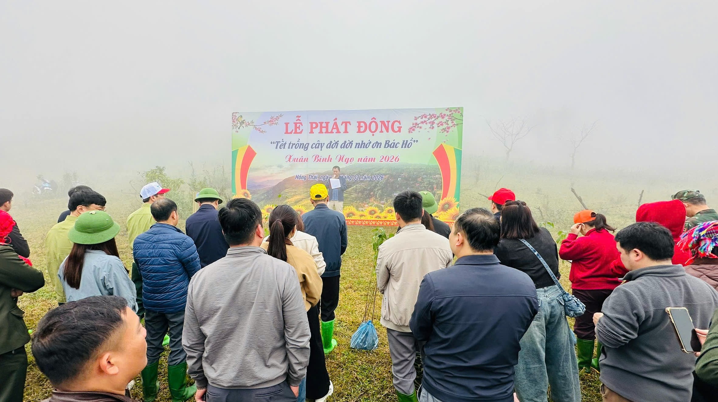 Xã Hồng Thái tổ chức Lễ phát động Tết trồng cây đời đời nhớ ơn Bác Hồ xuân Bính Ngọ năm 2026