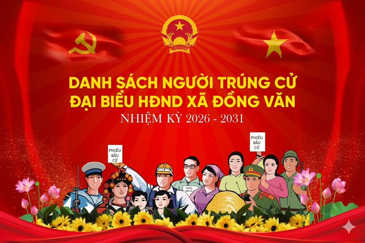  Danh sách người trúng cử Đại biểu Hội đồng nhân dân khóa II, nhiệm kỳ 2026 - 2031
