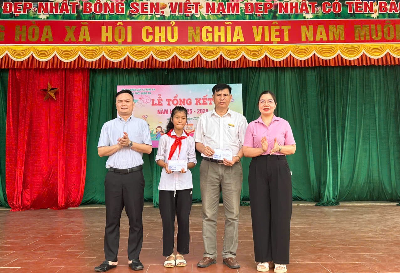 Trường THCS Hùng An tổ chức tổng kết năm học 2025–2026